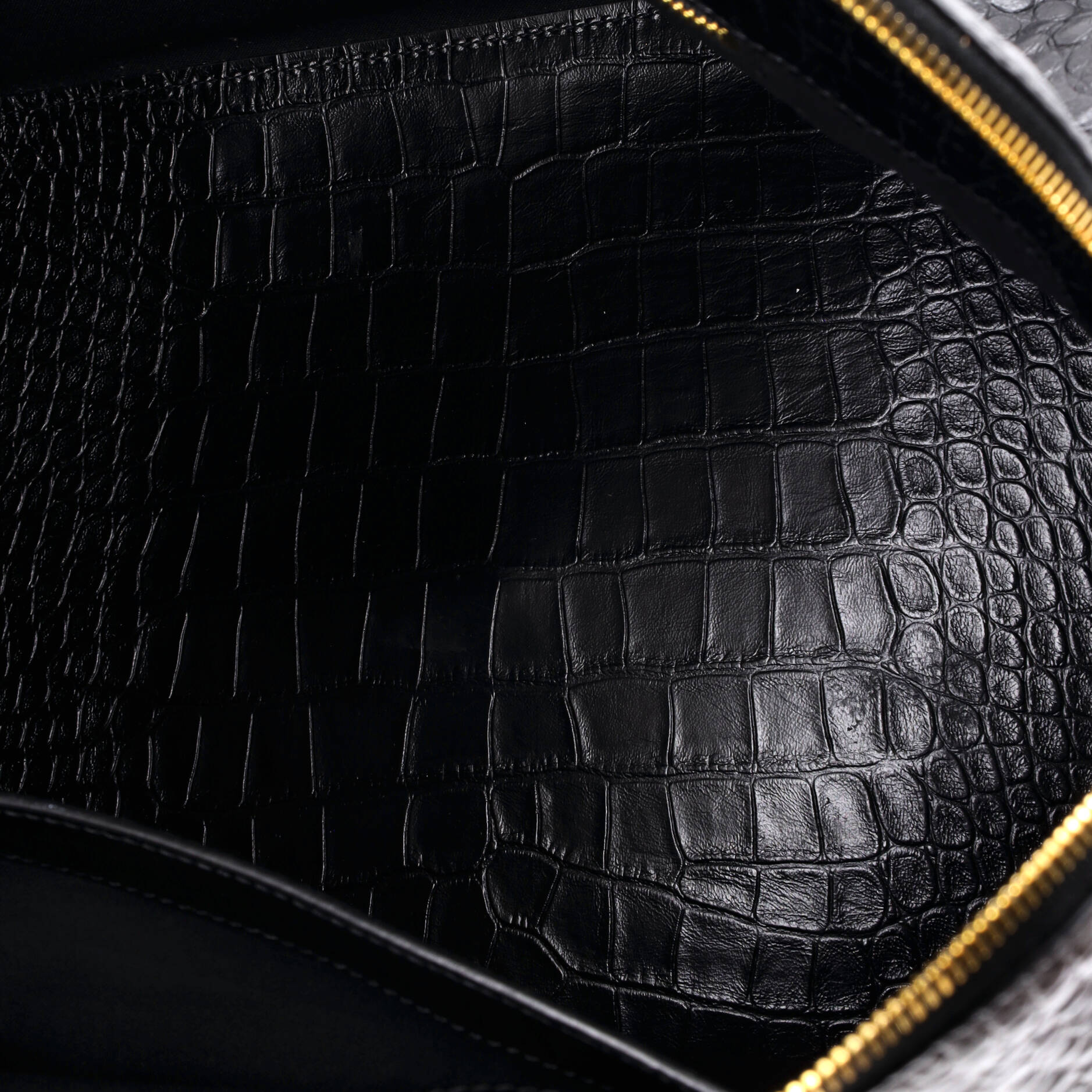 Ville Bag Crocodile Embossed Leather Large - Image 5