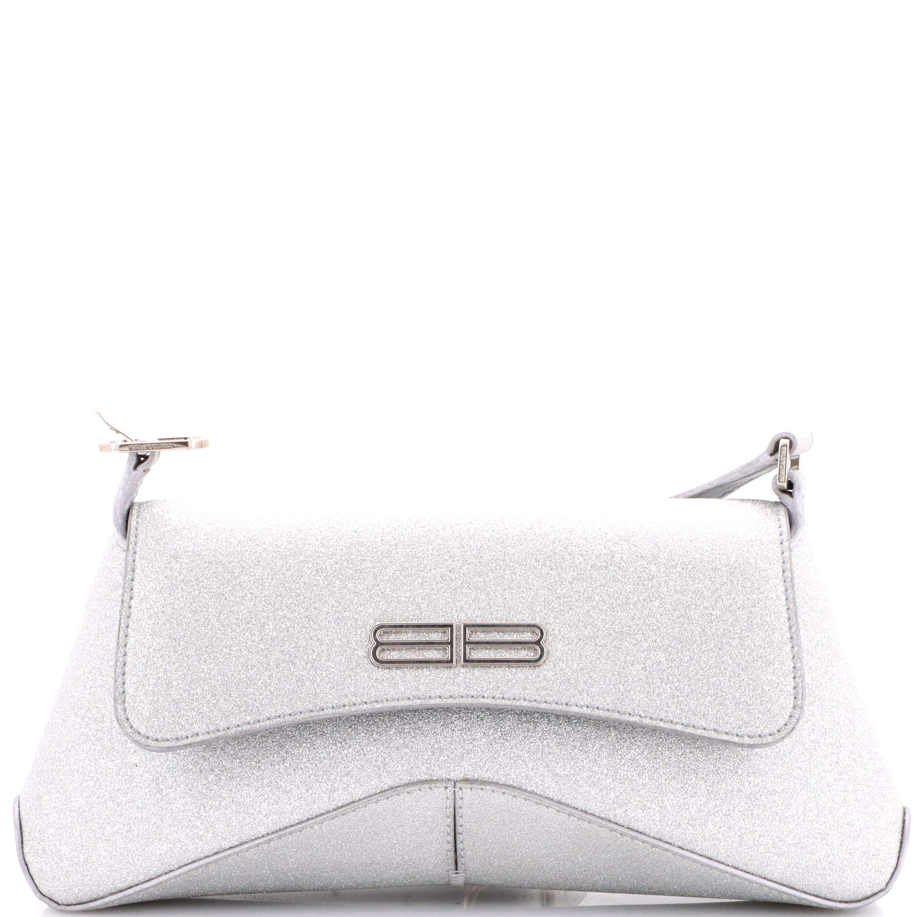 XX Flap Street Shoulder Bag Glitter Leather Small