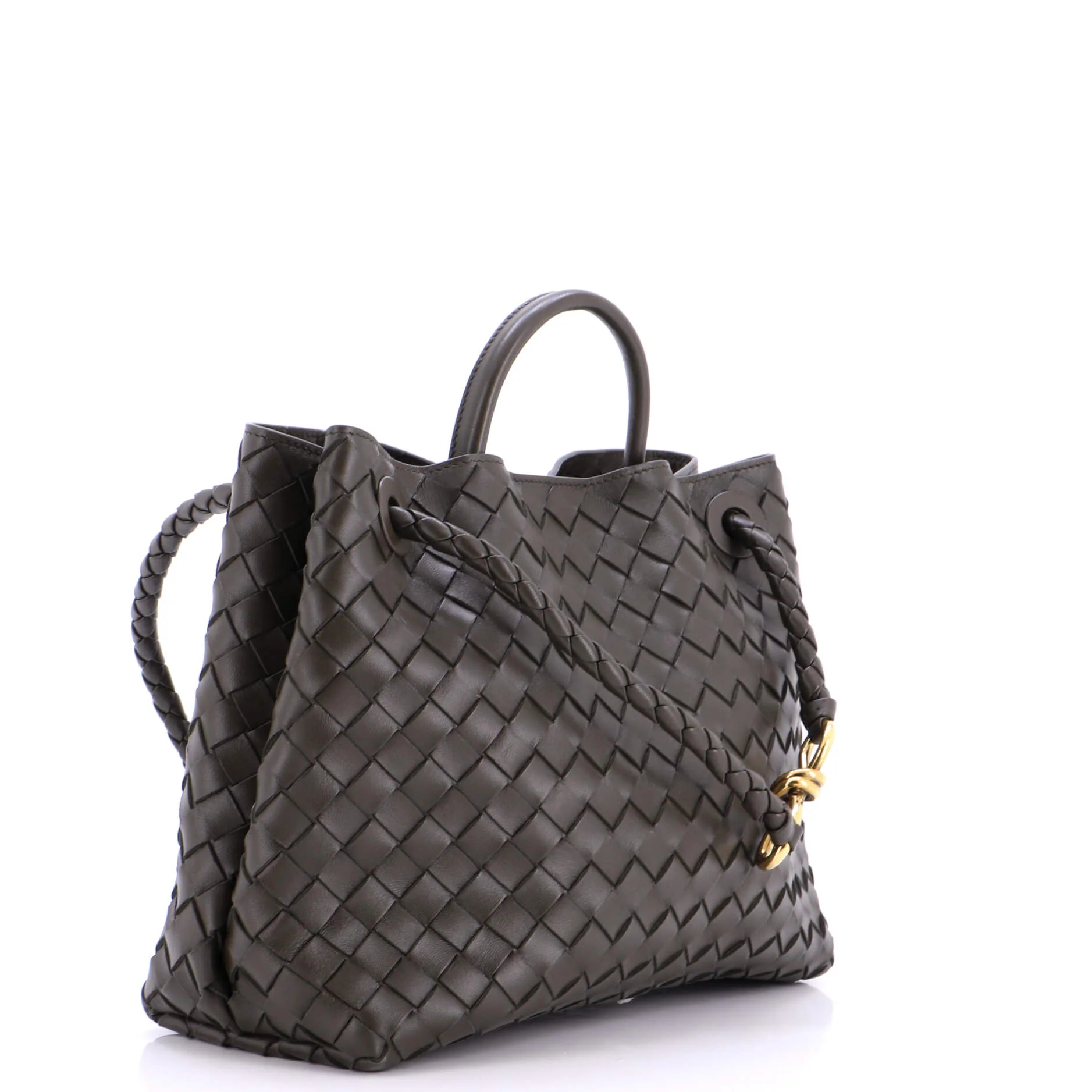 Andiamo Top Handle Bag Intrecciato Nappa Medium - Image 2
