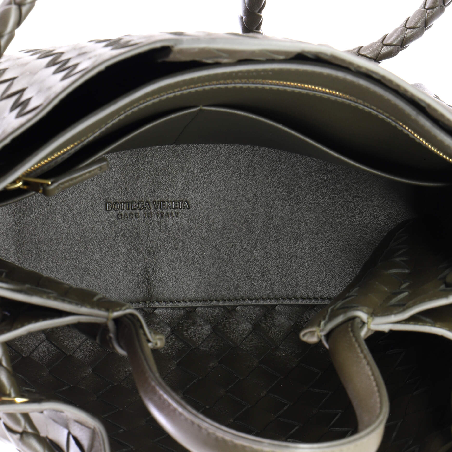Andiamo Top Handle Bag Intrecciato Nappa Medium - Image 5