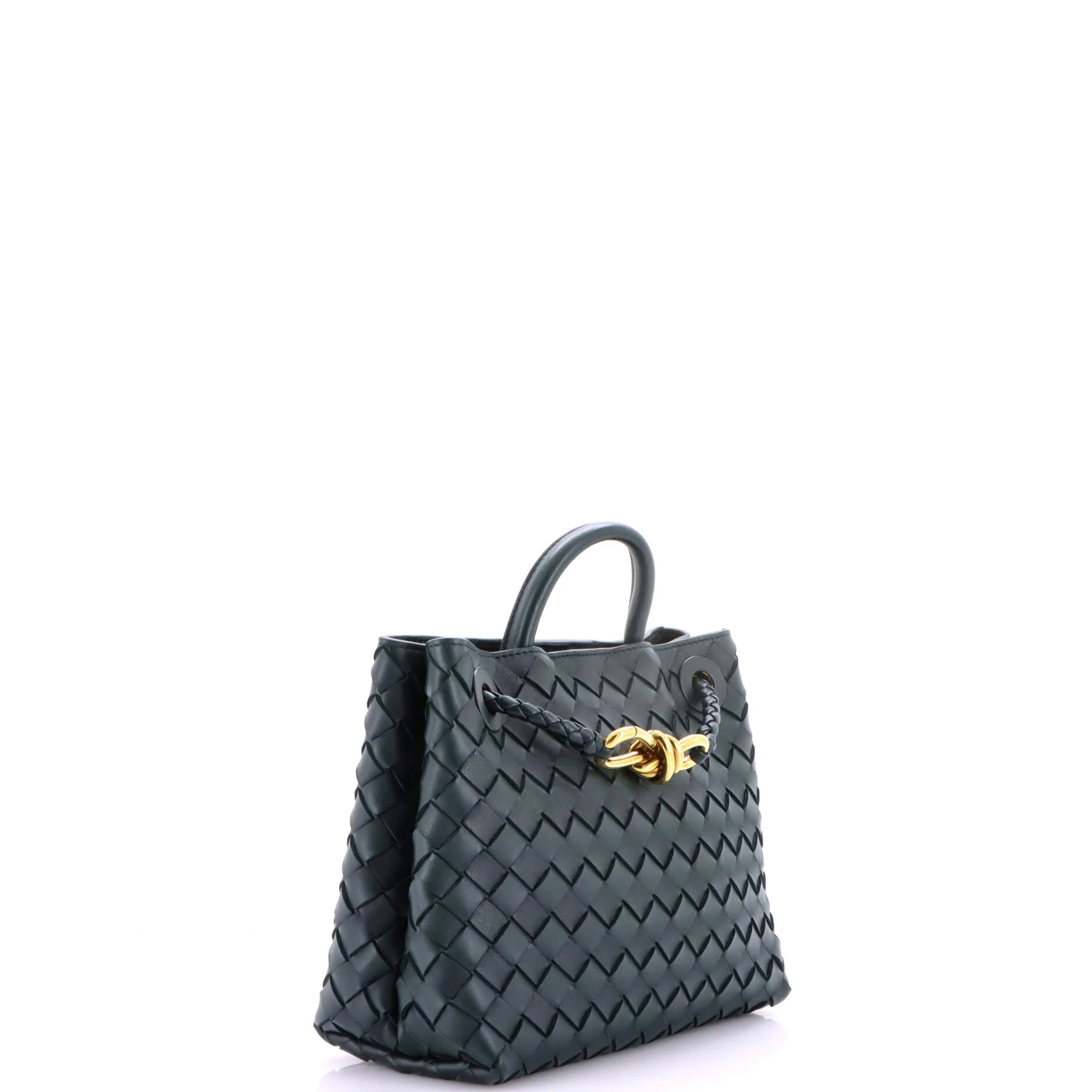 Andiamo Top Handle Bag Intrecciato Nappa Small - Image 2