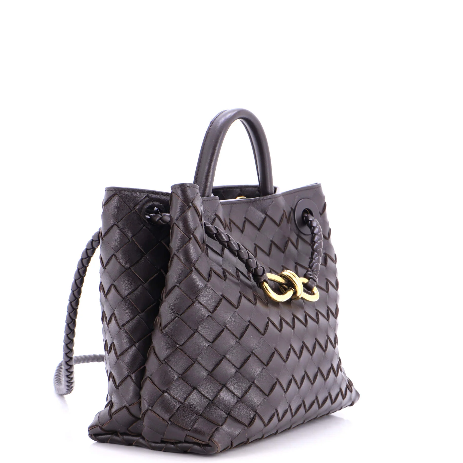 Andiamo Top Handle Bag Intrecciato Nappa Small - Image 2