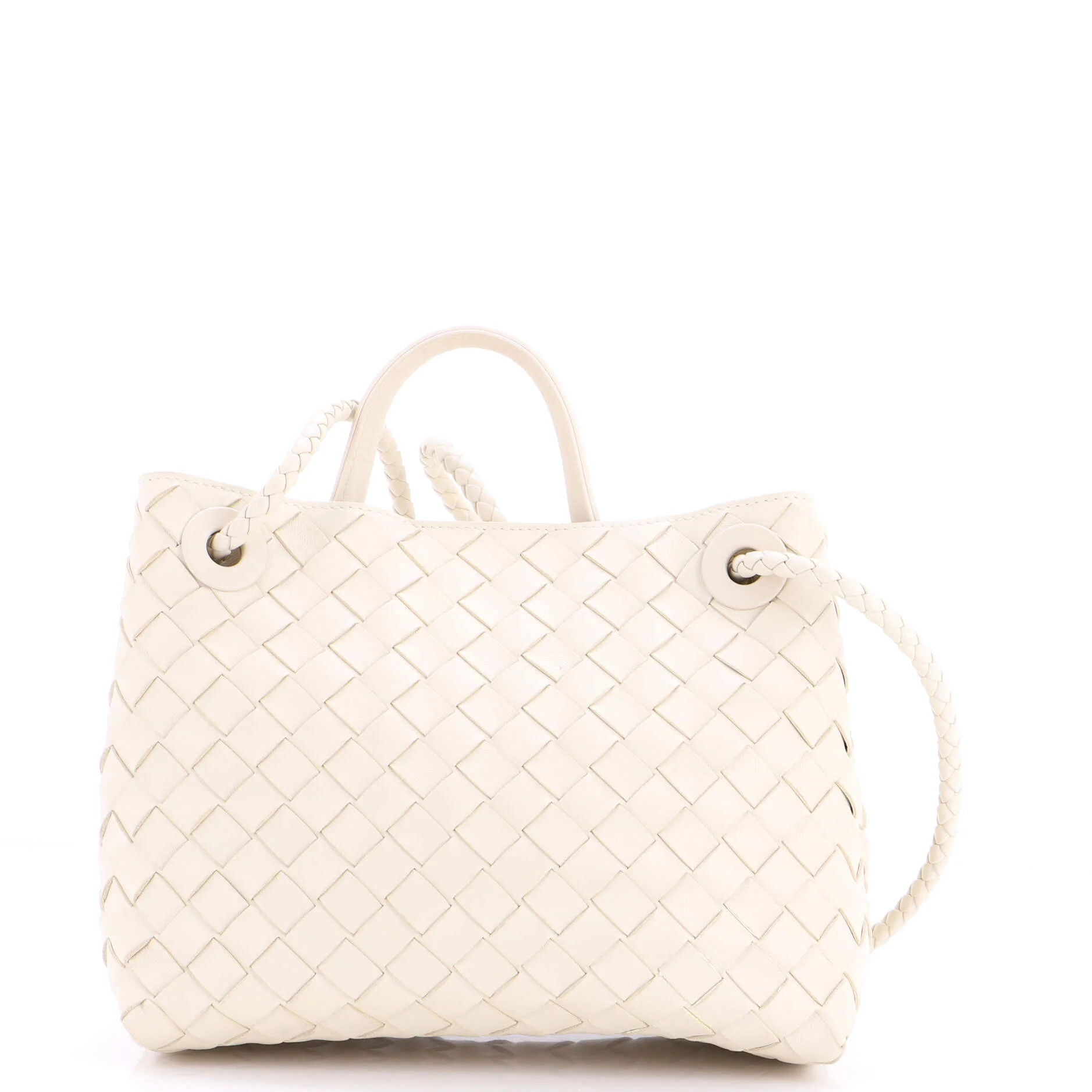 Andiamo Top Handle Bag Intrecciato Nappa Small - Image 3
