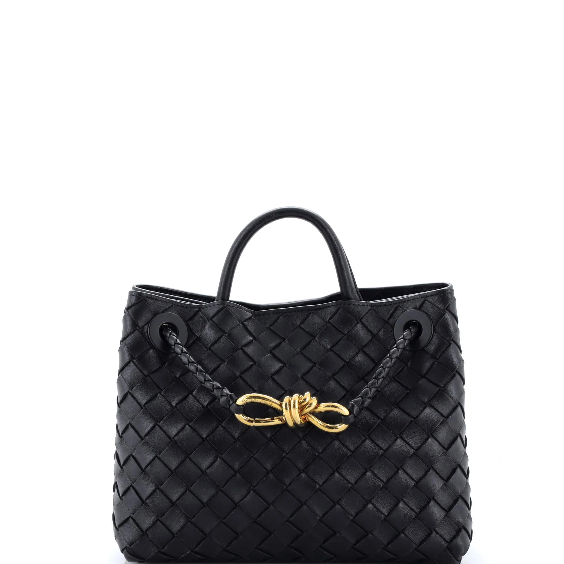Andiamo Top Handle Bag Intrecciato Nappa Small