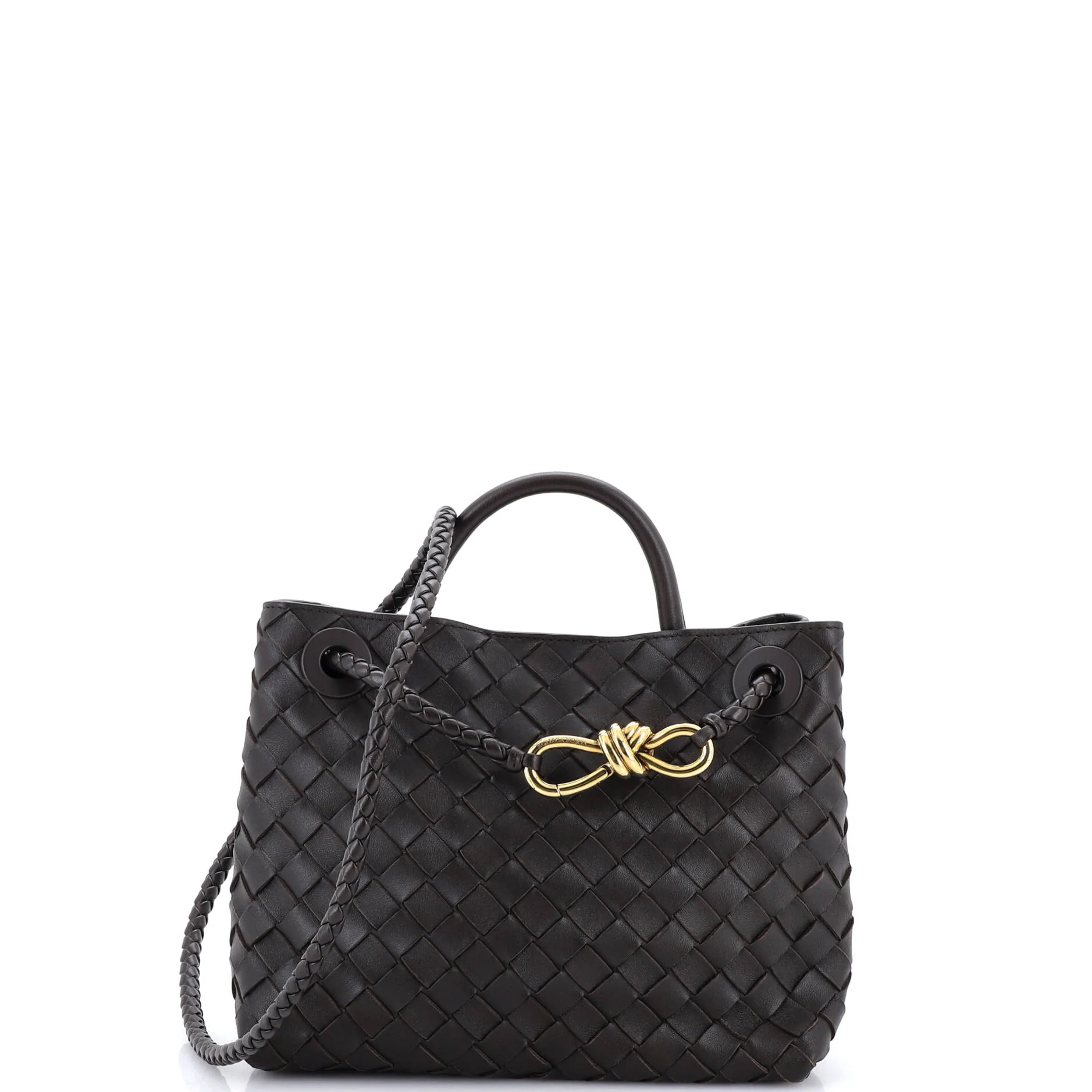 Andiamo Top Handle Bag Intrecciato Nappa Small