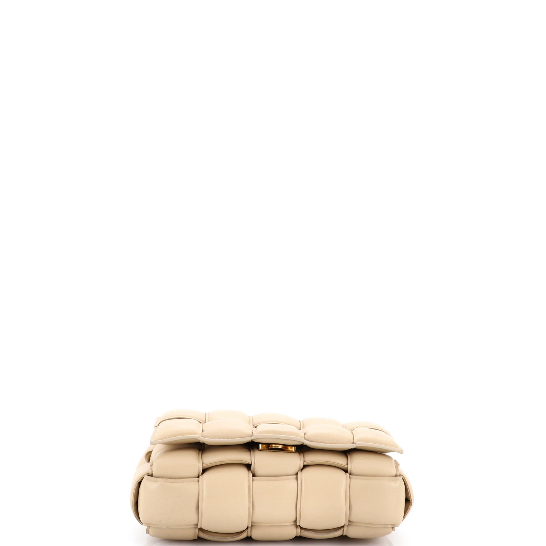 Cassette Chain Crossbody Bag Padded Maxi Intrecciato Leather - Image 4