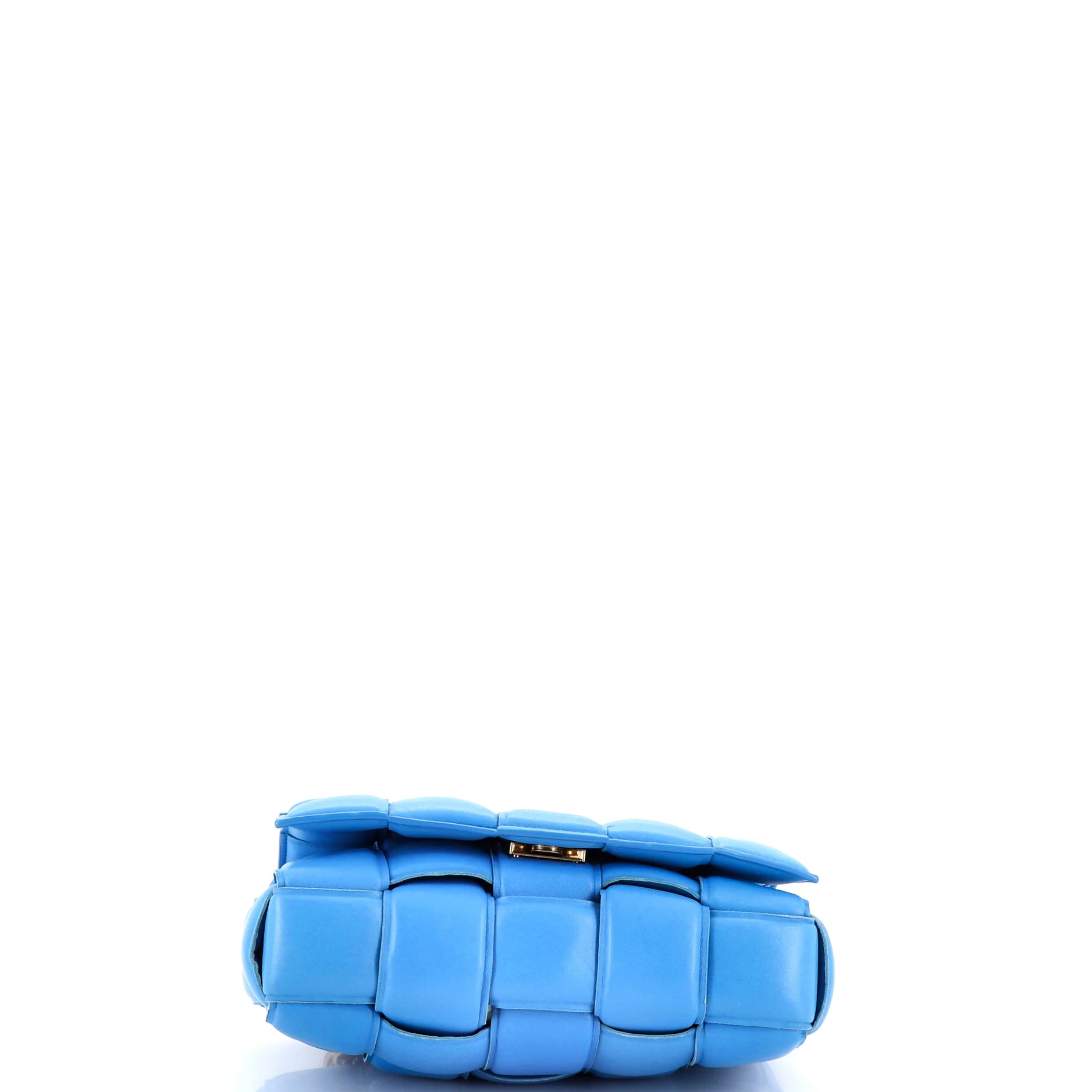 Cassette Chain Crossbody Bag Padded Maxi Intrecciato Leather - Image 4