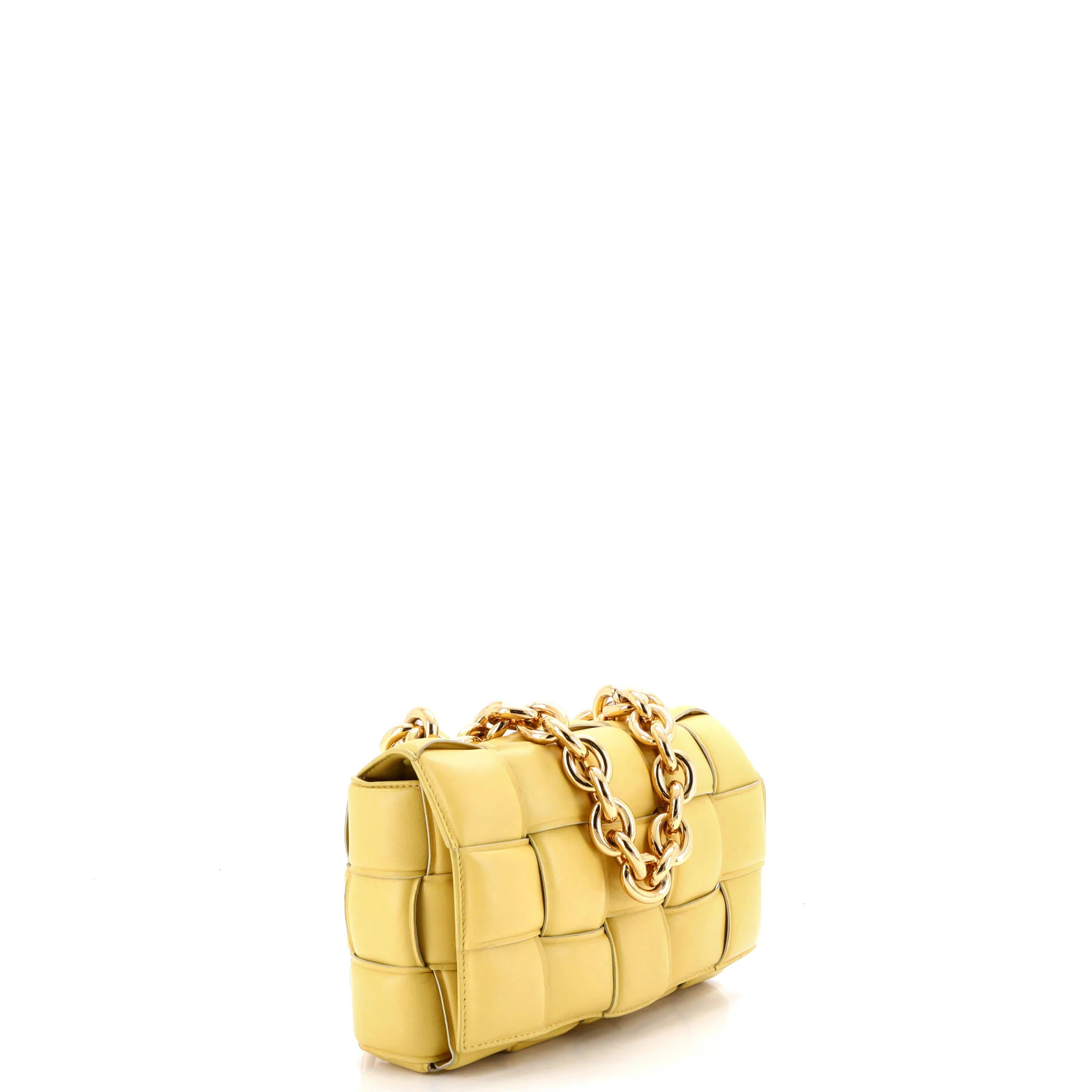 Cassette Chain Crossbody Bag Padded Maxi Intrecciato Leather - Image 2