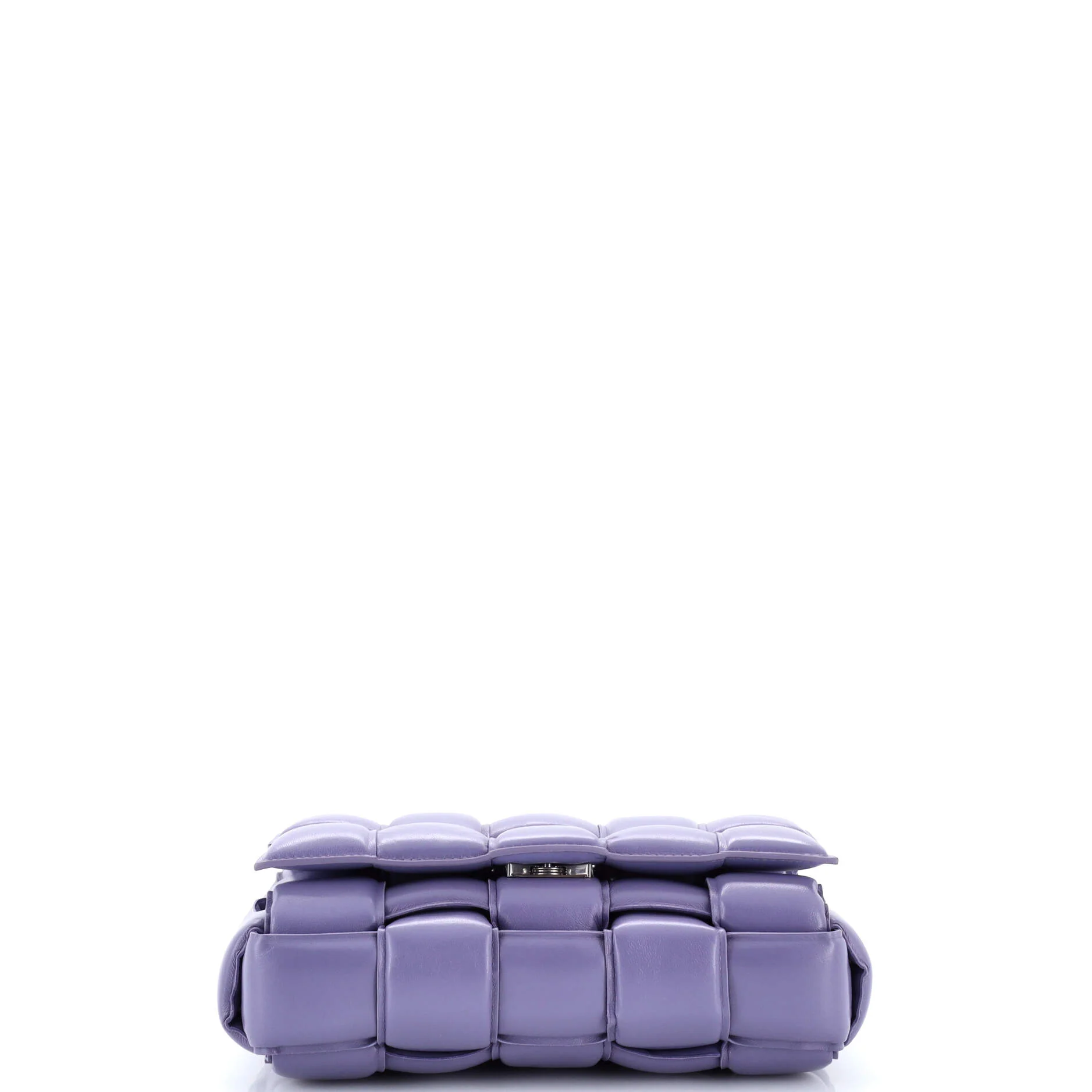 Cassette Chain Crossbody Bag Padded Maxi Intrecciato Leather - Image 4