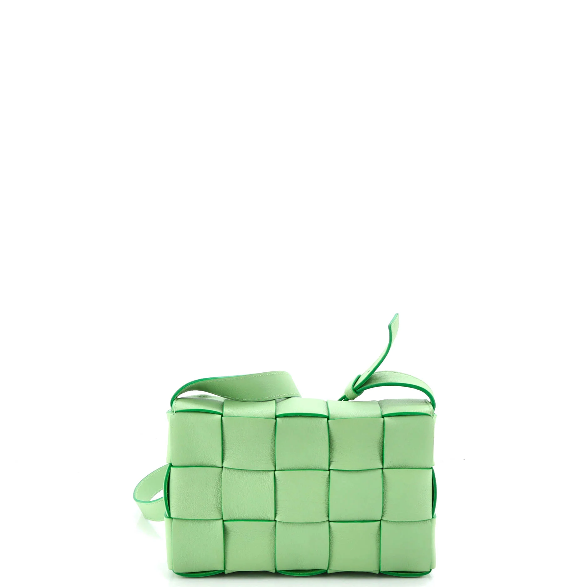 Cassette Crossbody Bag Maxi Intrecciato Leather - Image 3