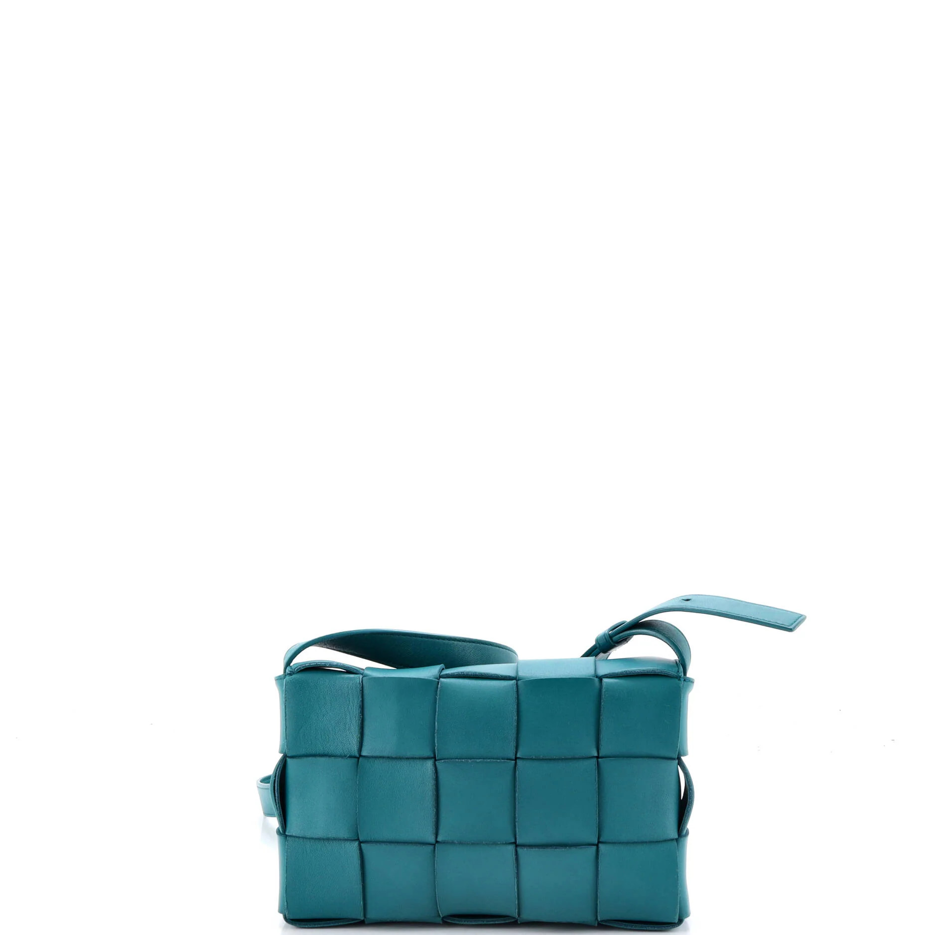 Cassette Crossbody Bag Maxi Intrecciato Leather Small - Image 3