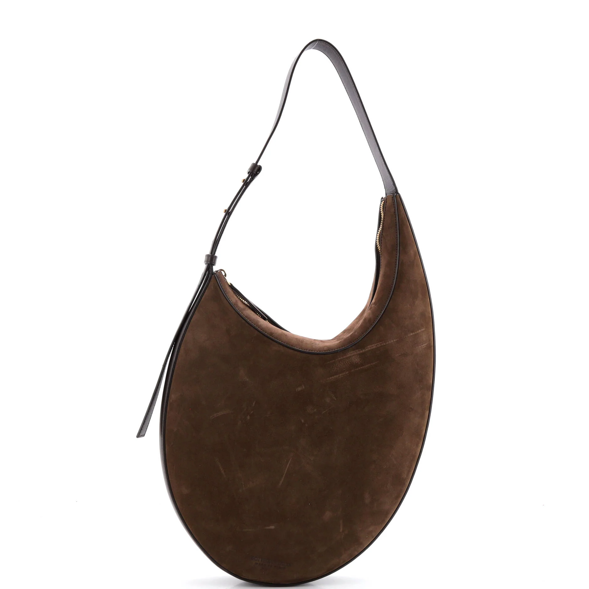 Drop Shoulder Bag Suede Large