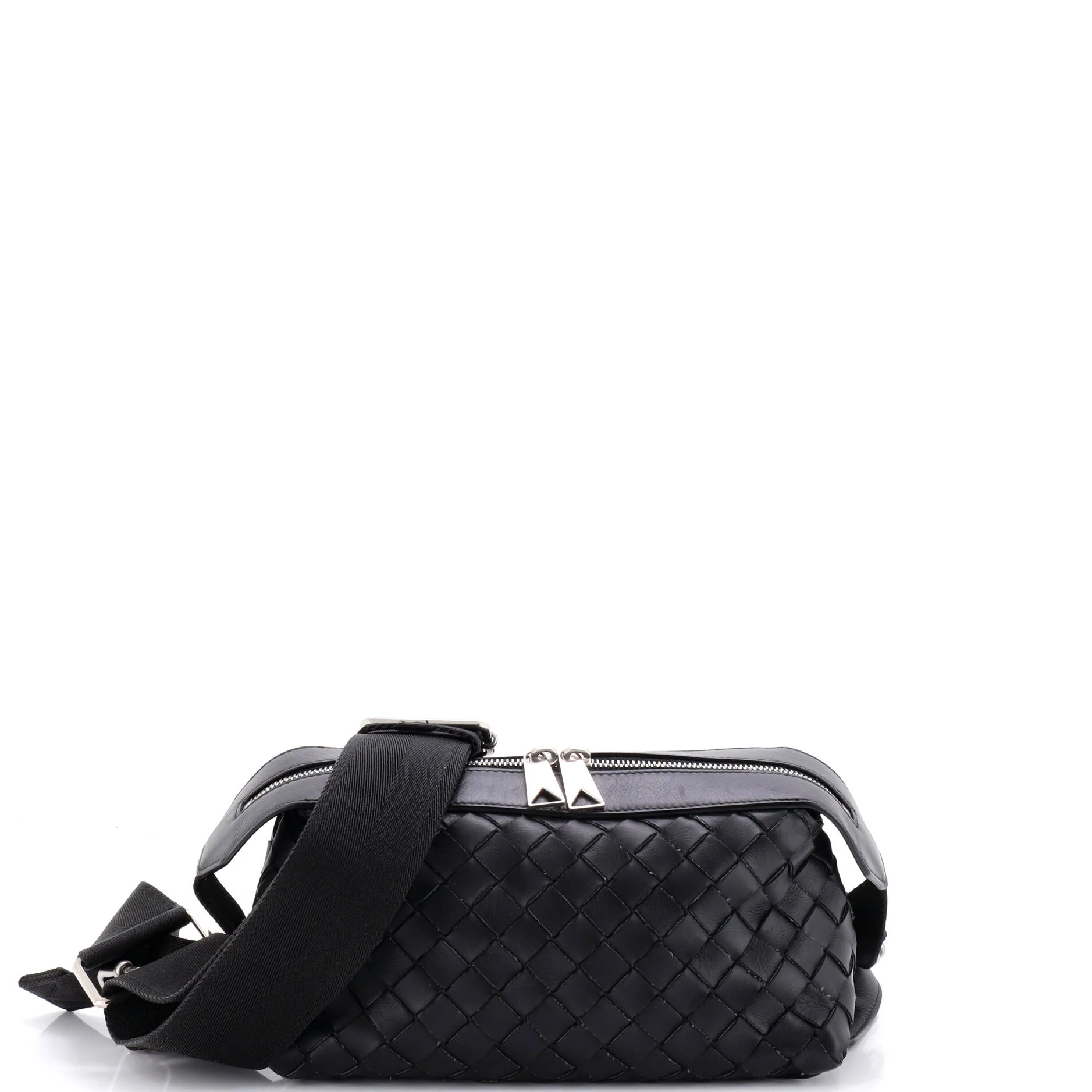 Hydrology Sling Crossbody Bag Intrecciato Leather