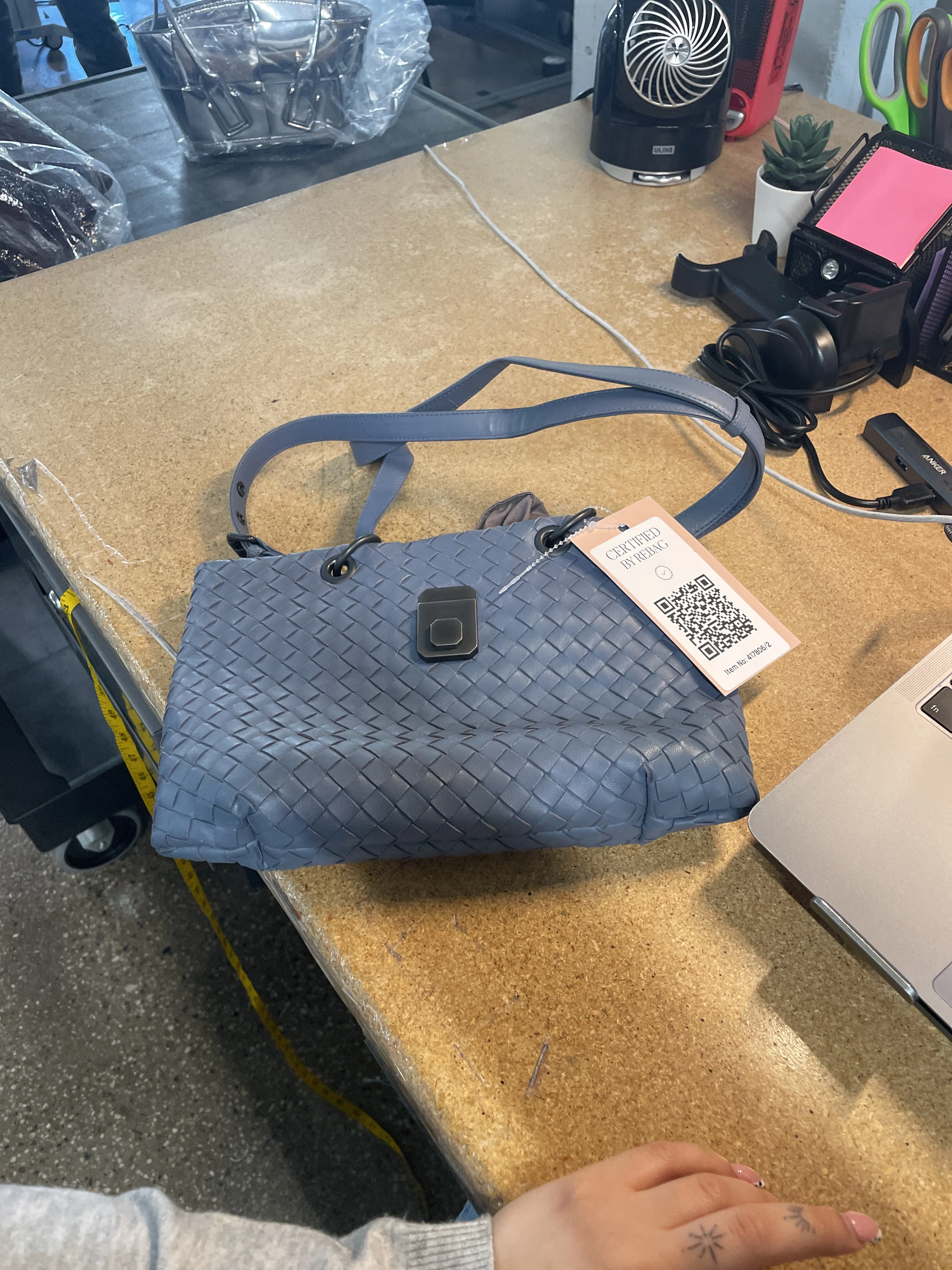 Roma Bag Intrecciato Nappa Small - Image 7
