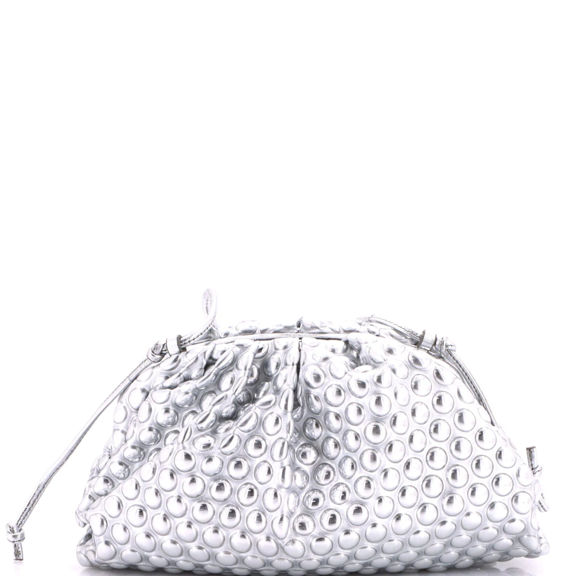 The Pouch Bubble Wrap Textured Leather Mini