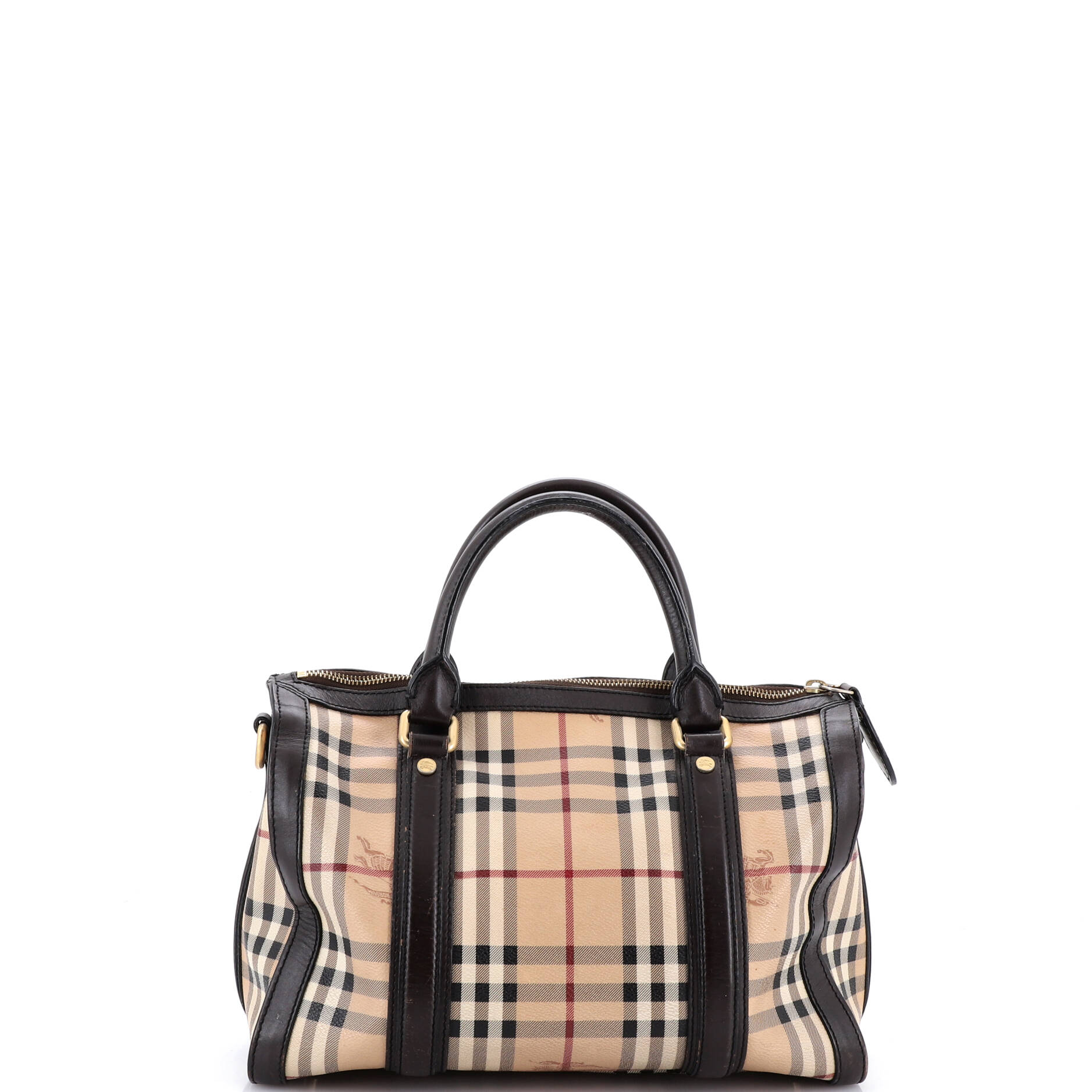 Alchester Bowling Bag Haymarket Coated Canvas and Leather Medium - Image 3