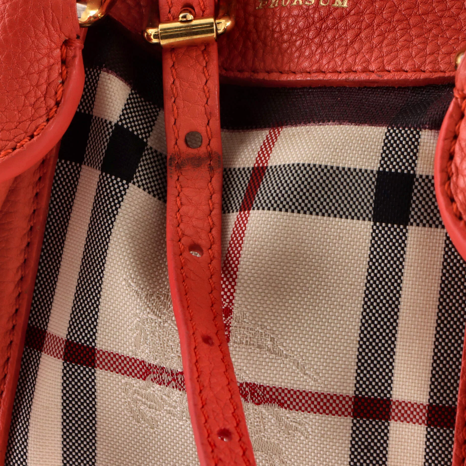 Alchester Convertible Satchel House Check Canvas Small - Image 7