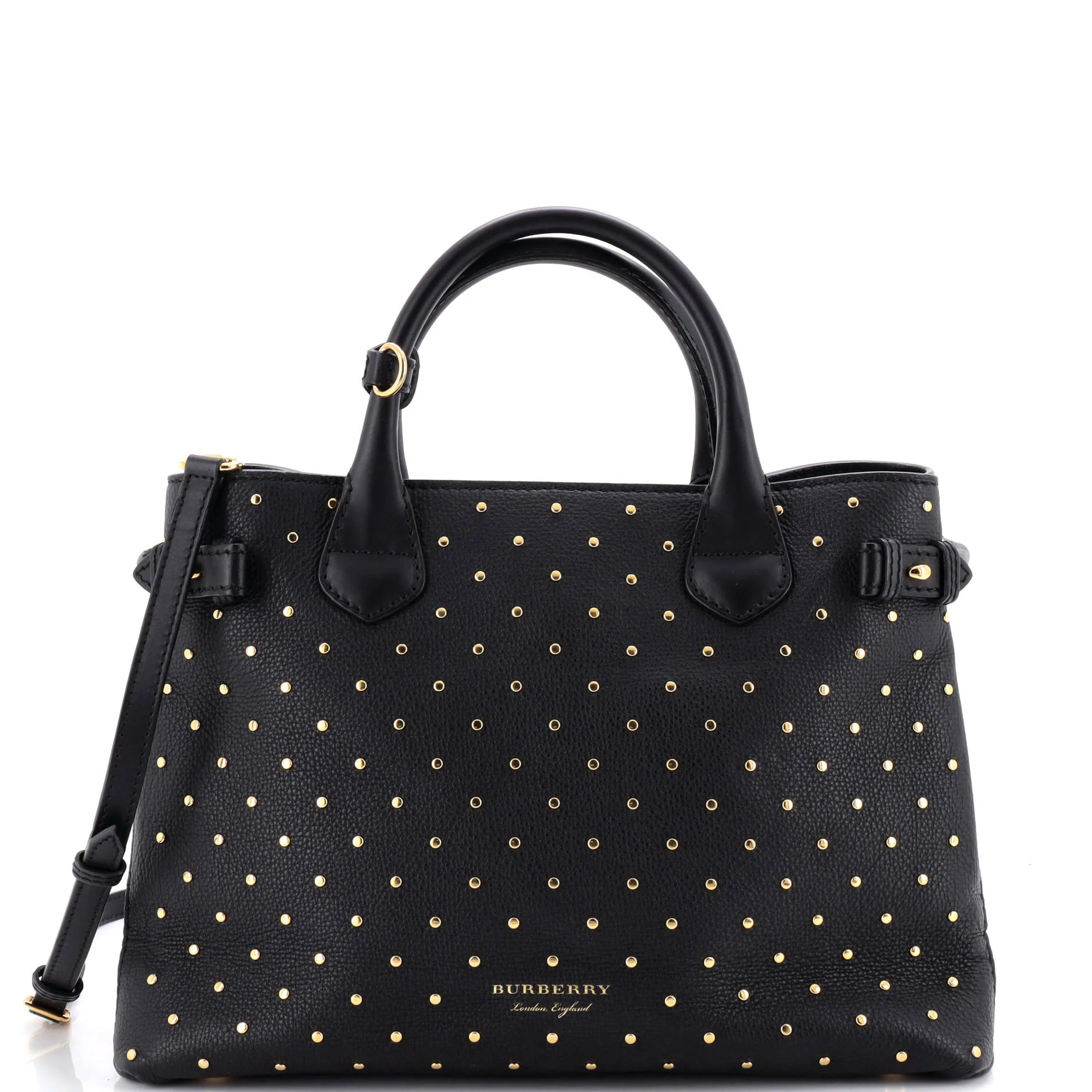 Banner Tote Studded Leather Medium