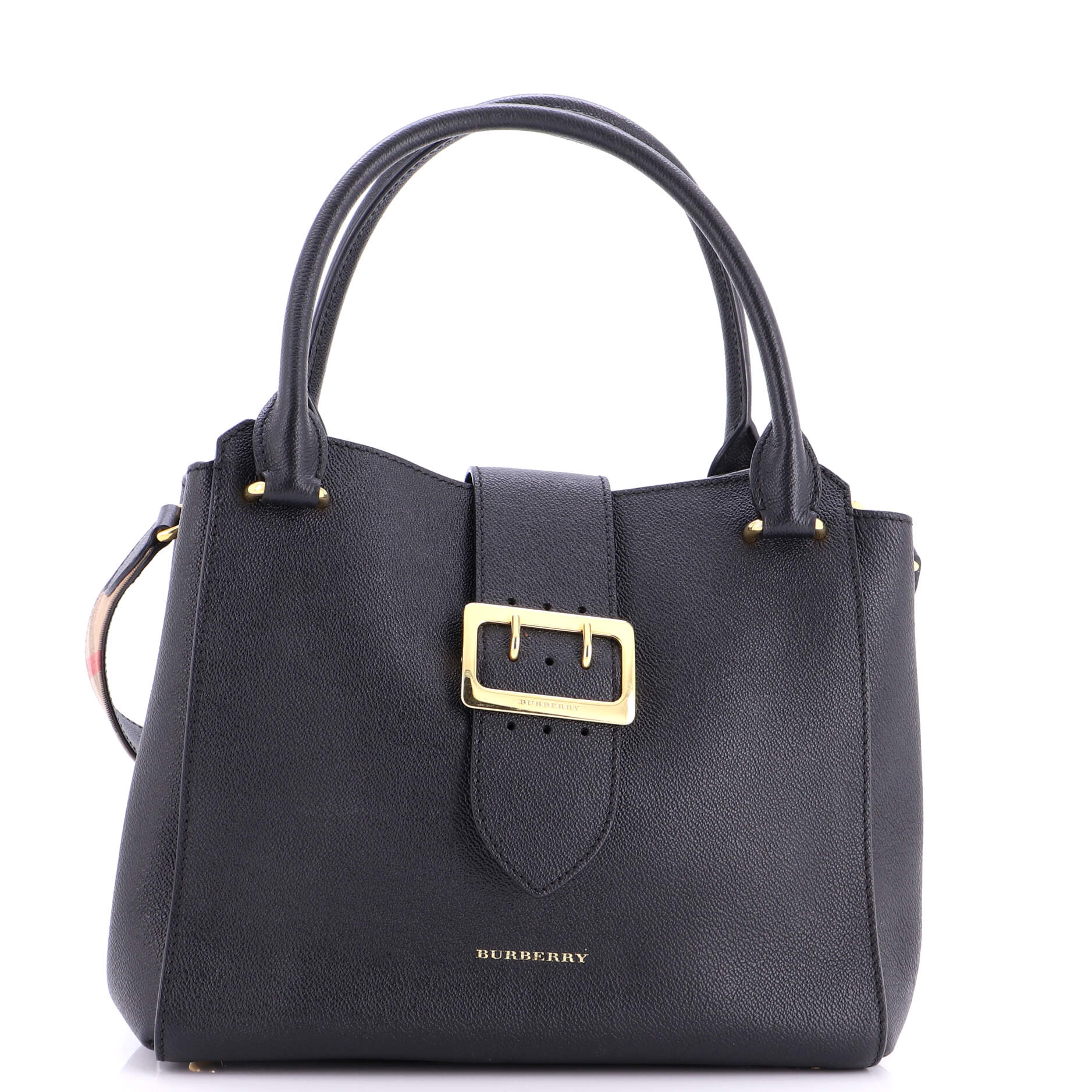Buckle Tote Leather Medium