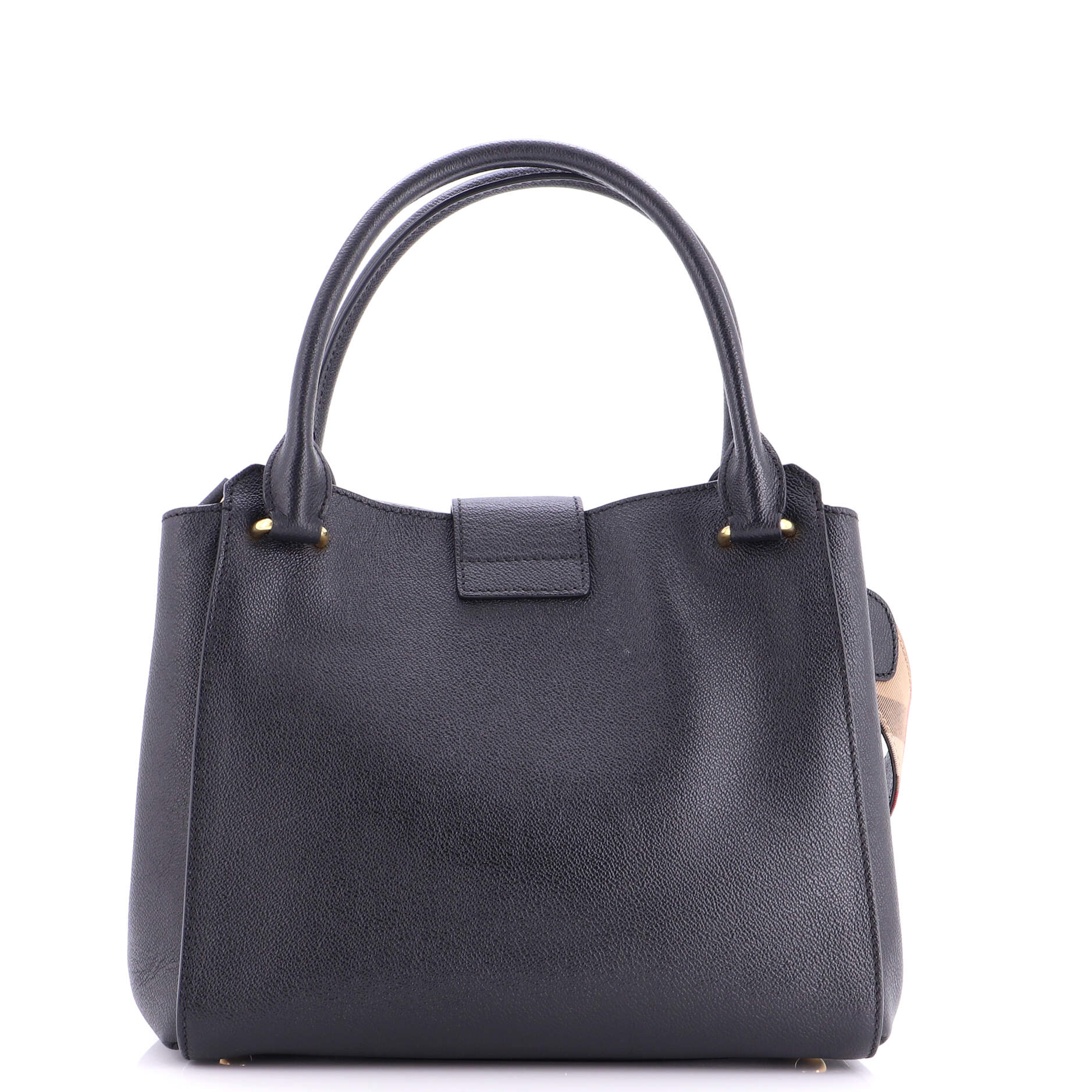 Buckle Tote Leather Medium - Image 3