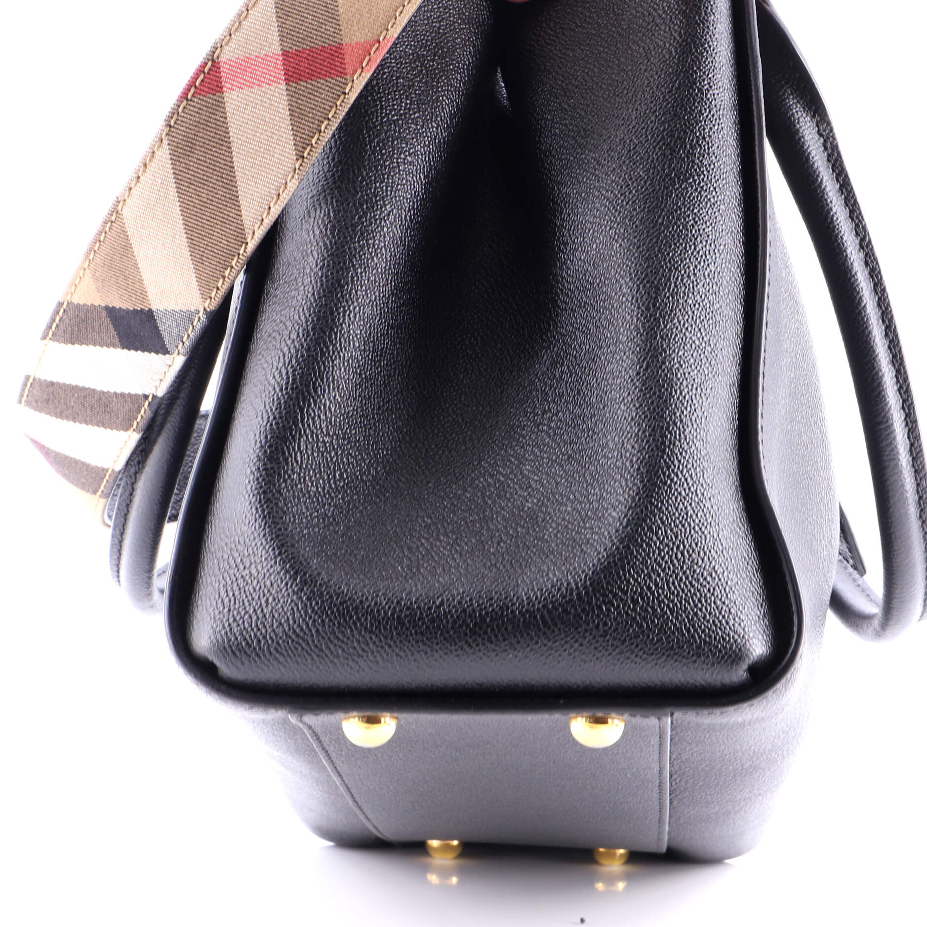 Buckle Tote Leather Medium - Image 6