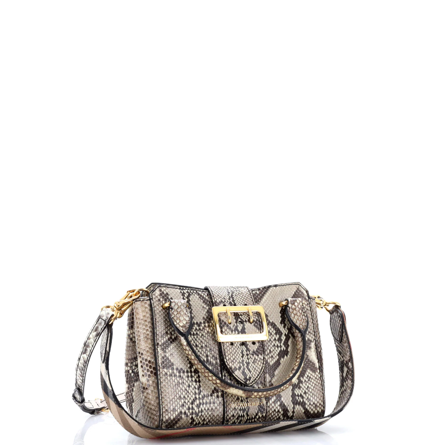 Buckle Tote Python Small - Image 2