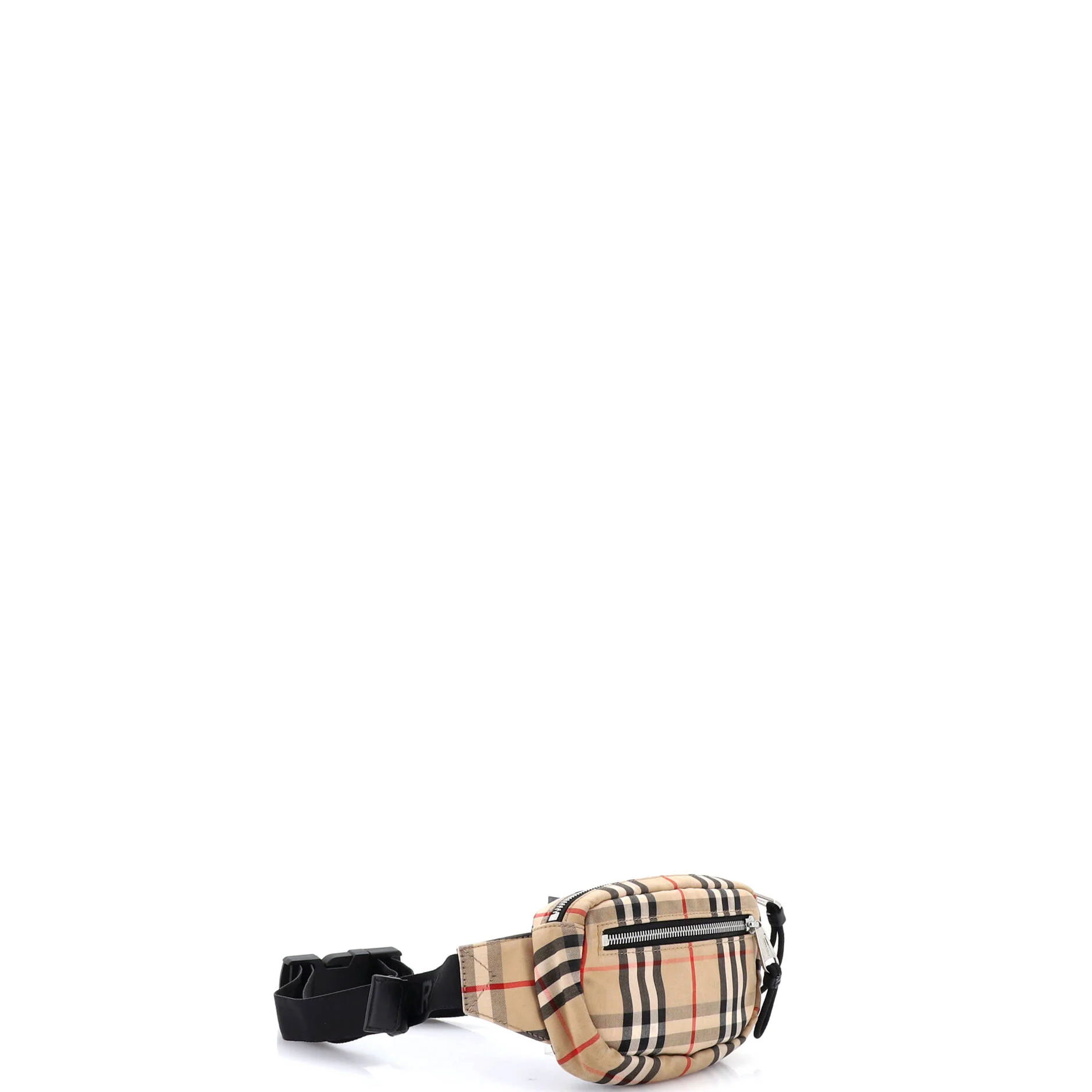 Cannon Bum Bag Vintage Check Canvas Small - Image 2