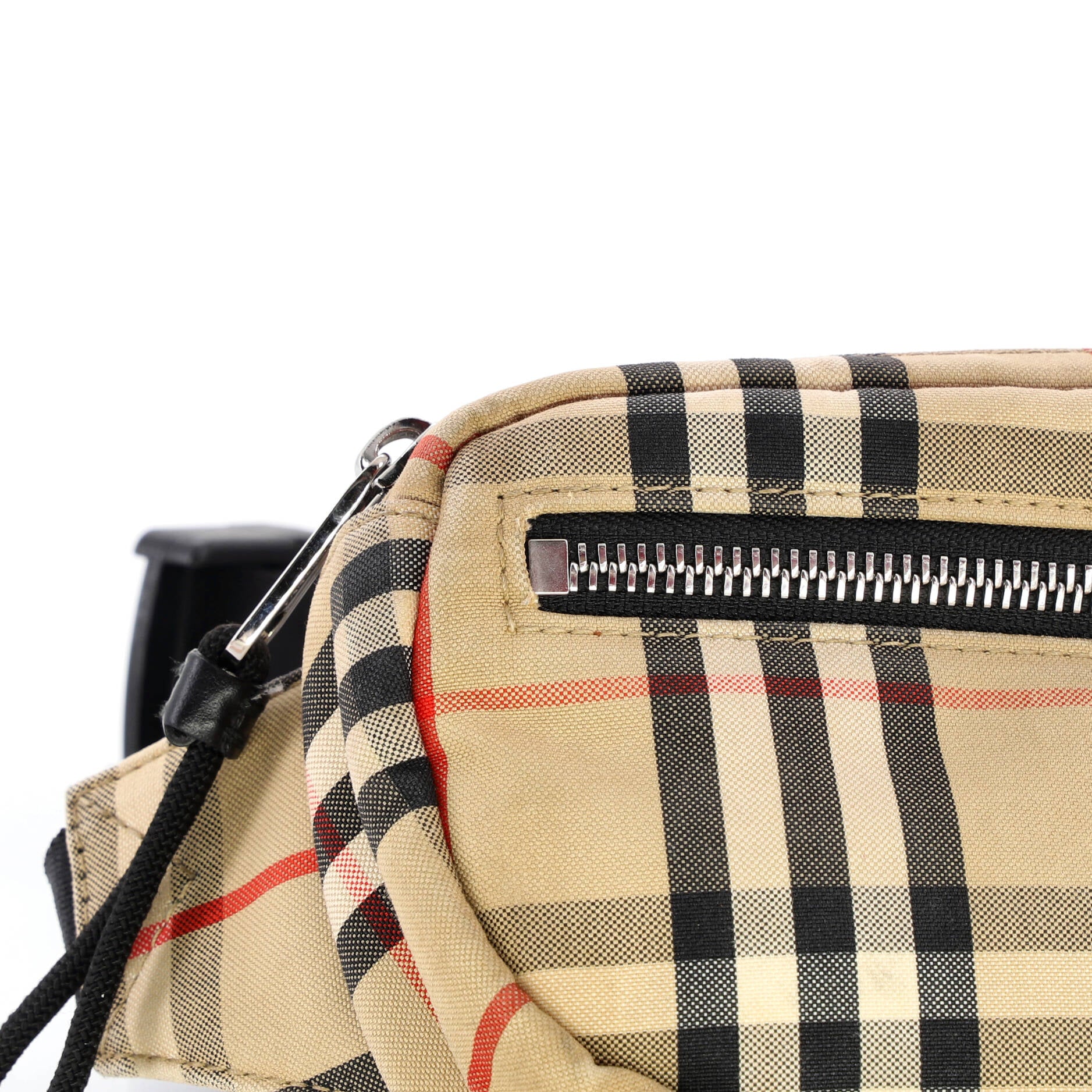 Cannon Bum Bag Vintage Check Canvas Small - Image 6
