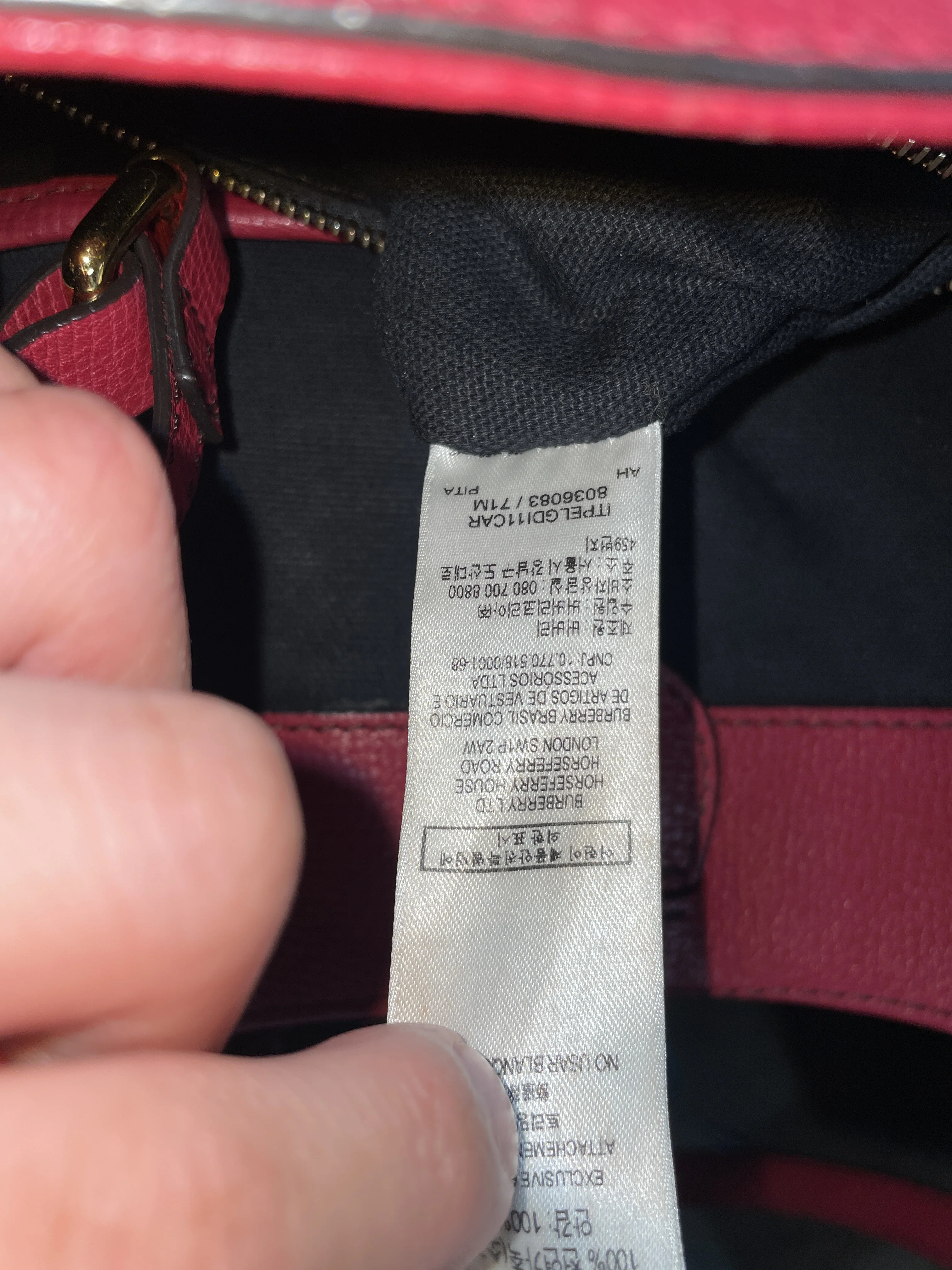 Canterbury Tote House Check Canvas Small - Image 6