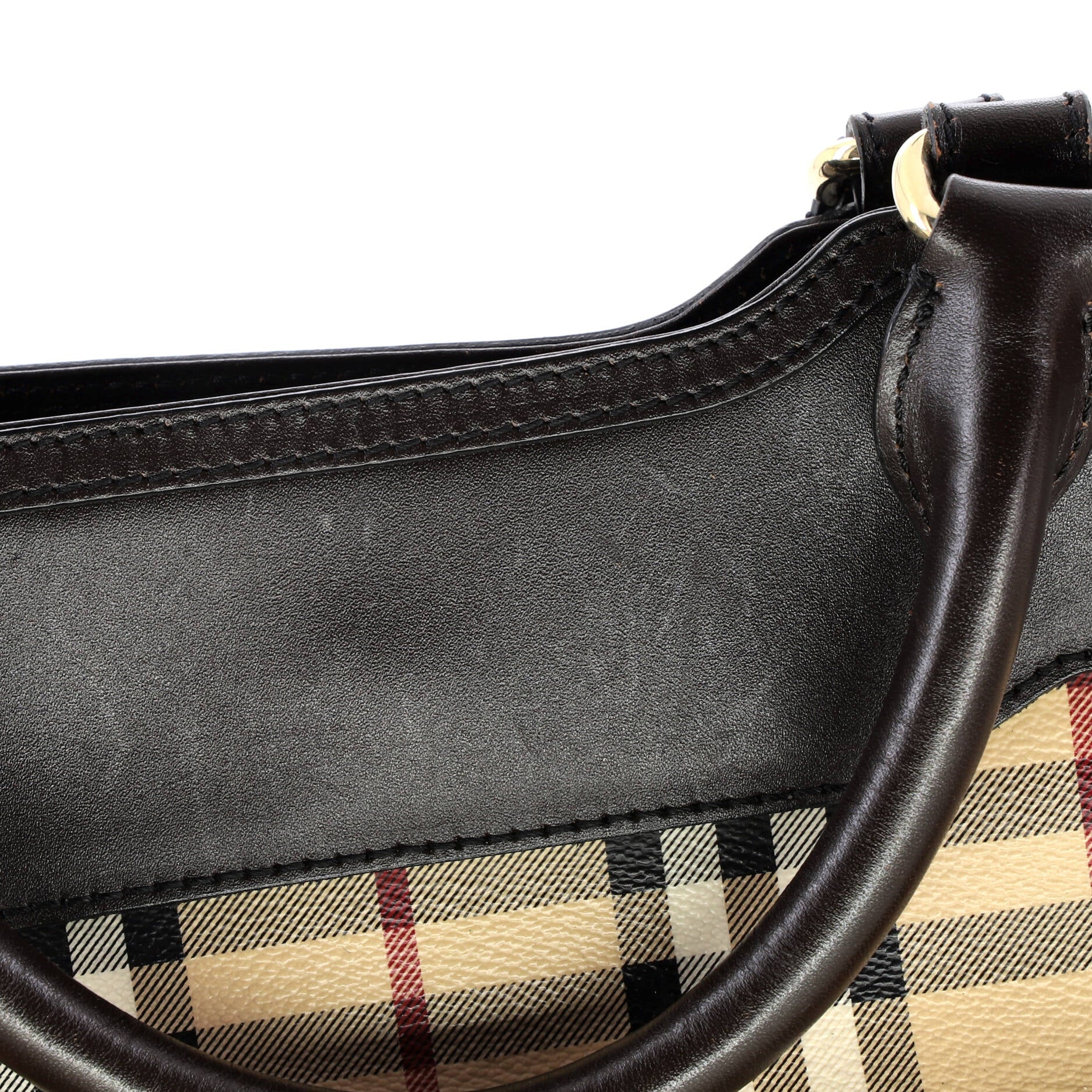 Hepburn Convertible Tote Haymarket Coated Canvas and Leather Small - Image 7