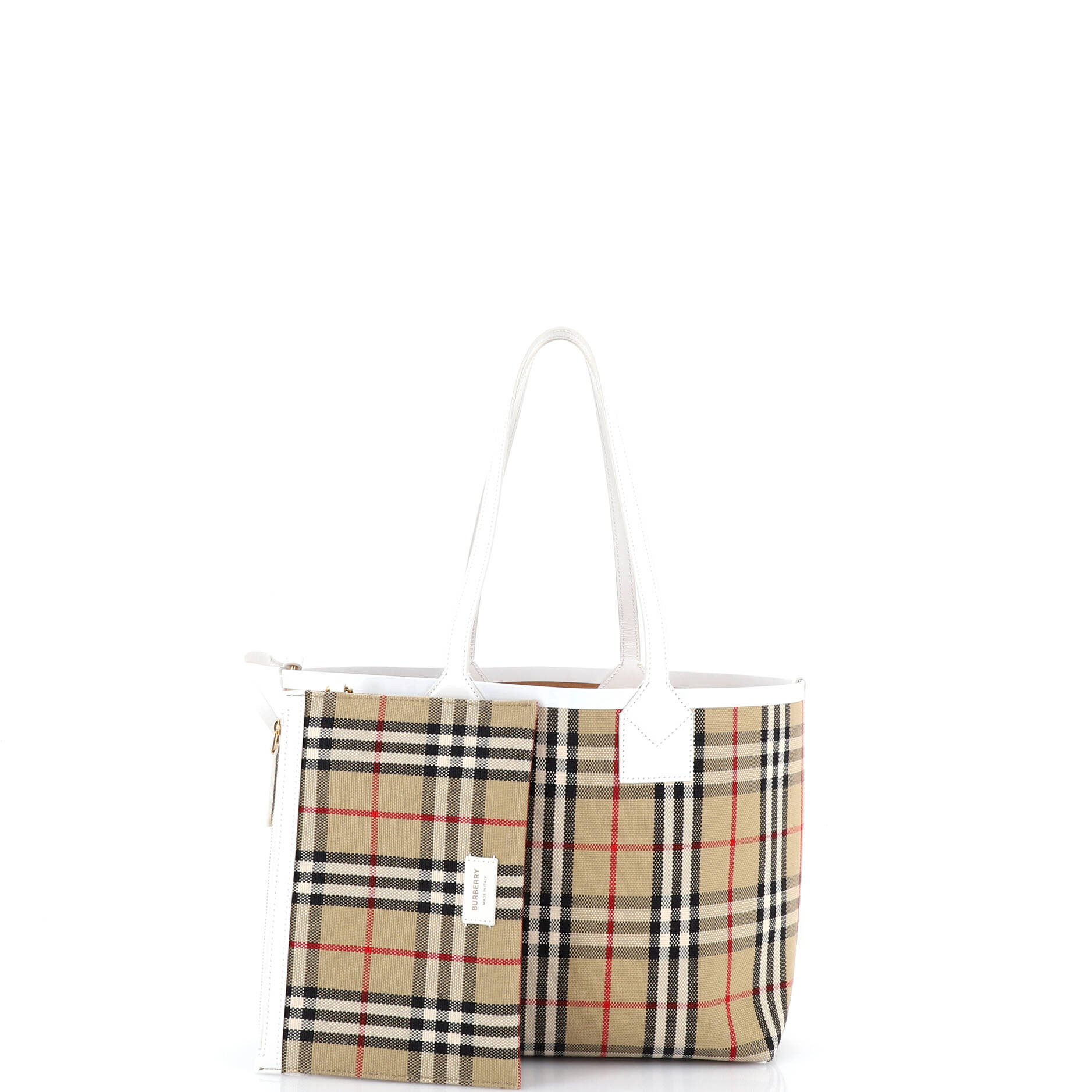 London Tote Vintage Check Canvas Small - Image 2