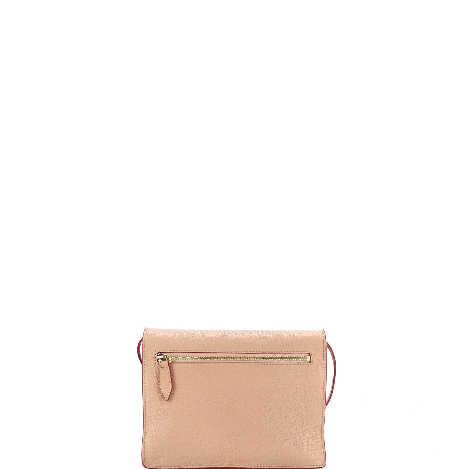Macken Crossbody Bag Leather and House Check Canvas Small - Image 3