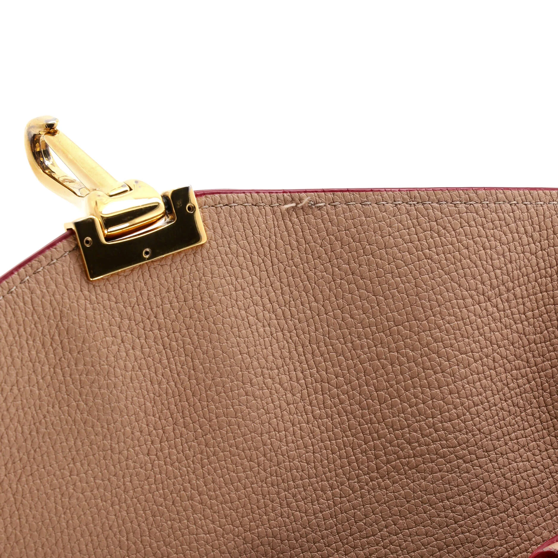 Macken Crossbody Bag Leather and House Check Canvas Small - Image 7