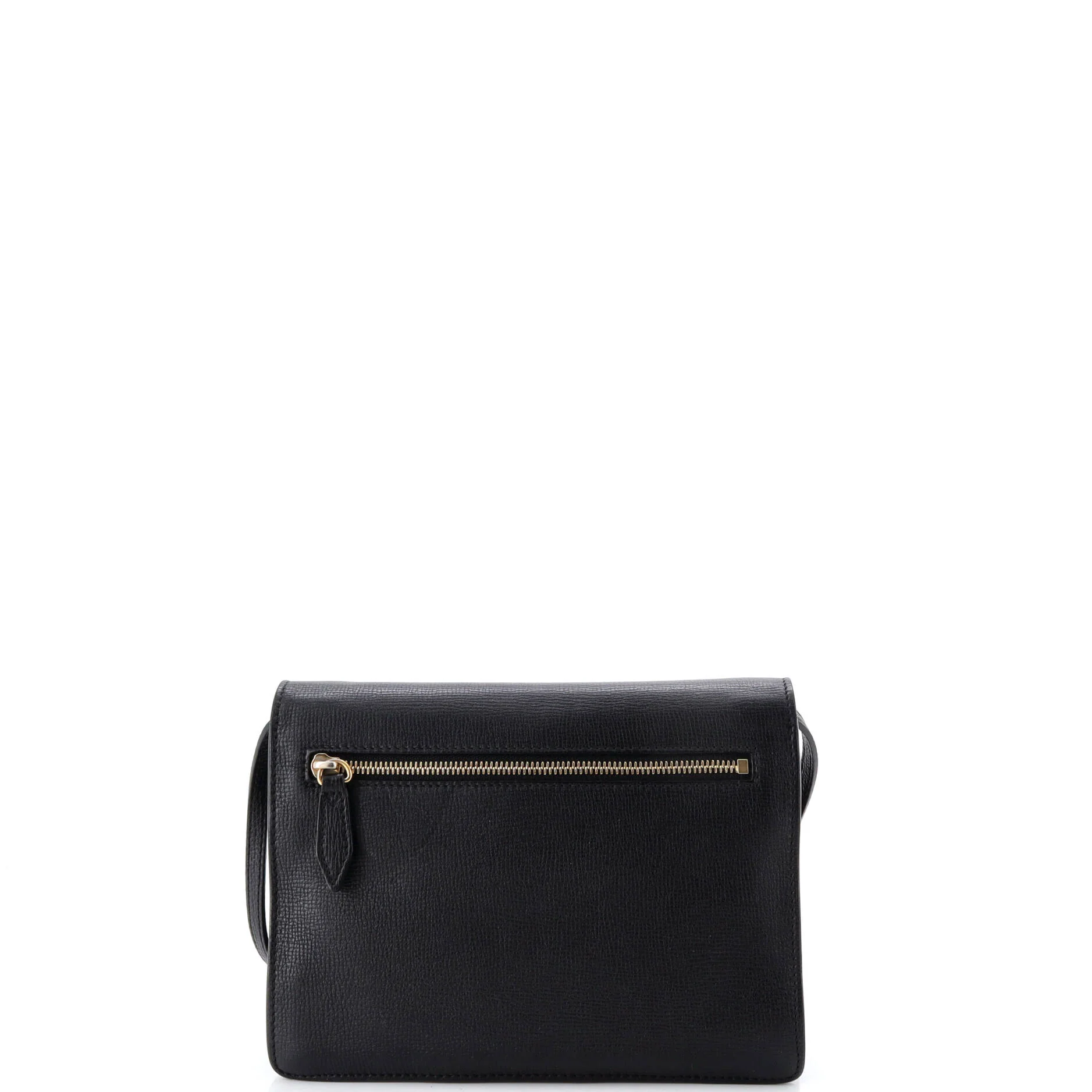 Macken Crossbody Bag Leather and House Check Canvas Small - Image 3