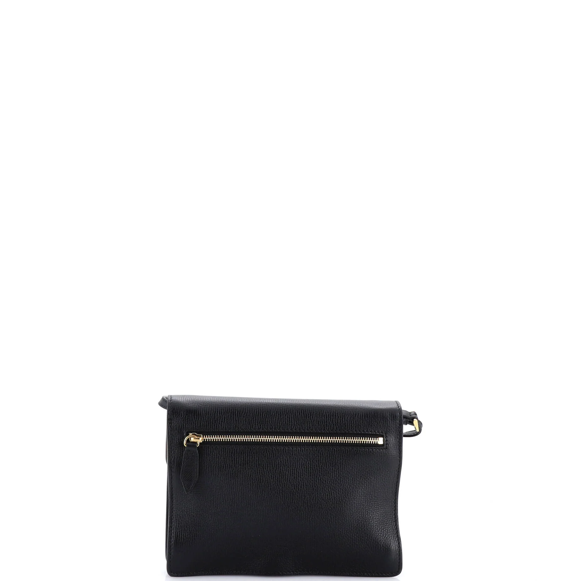 Macken Crossbody Bag Leather and House Check Canvas Small - Image 3