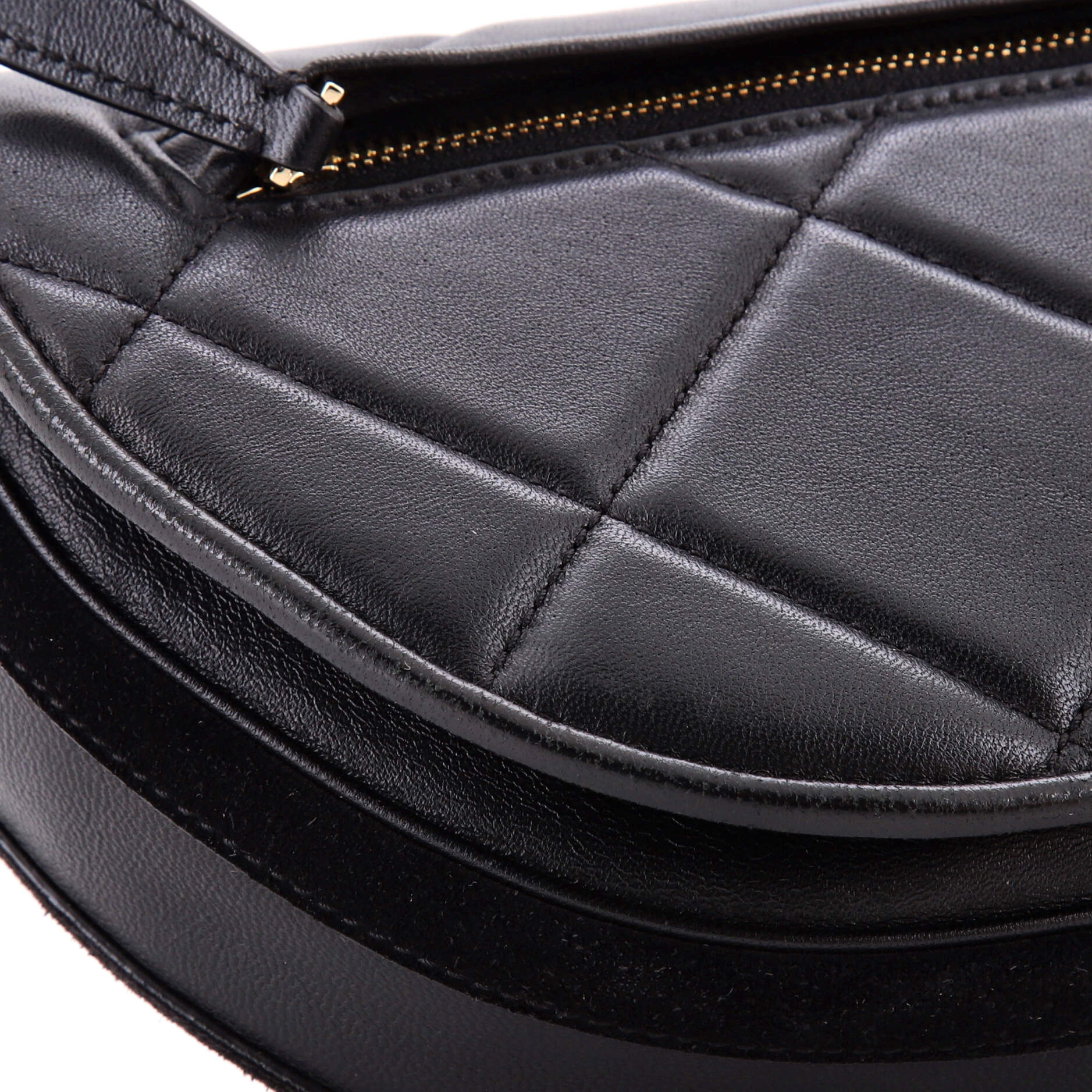 Olympia Flap Bag Quilted Leather Small - Image 6