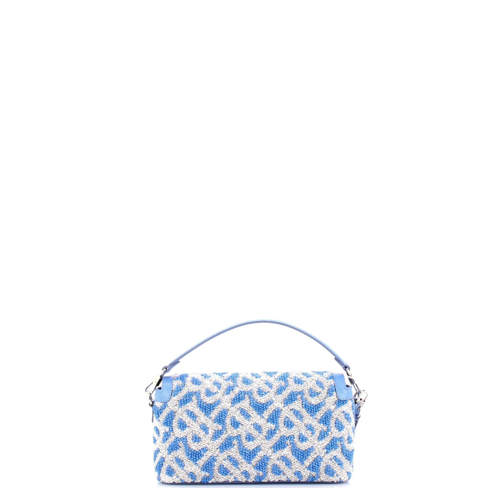 TB Note Top Handle Bag Sequin Embellished Fabric - Image 3