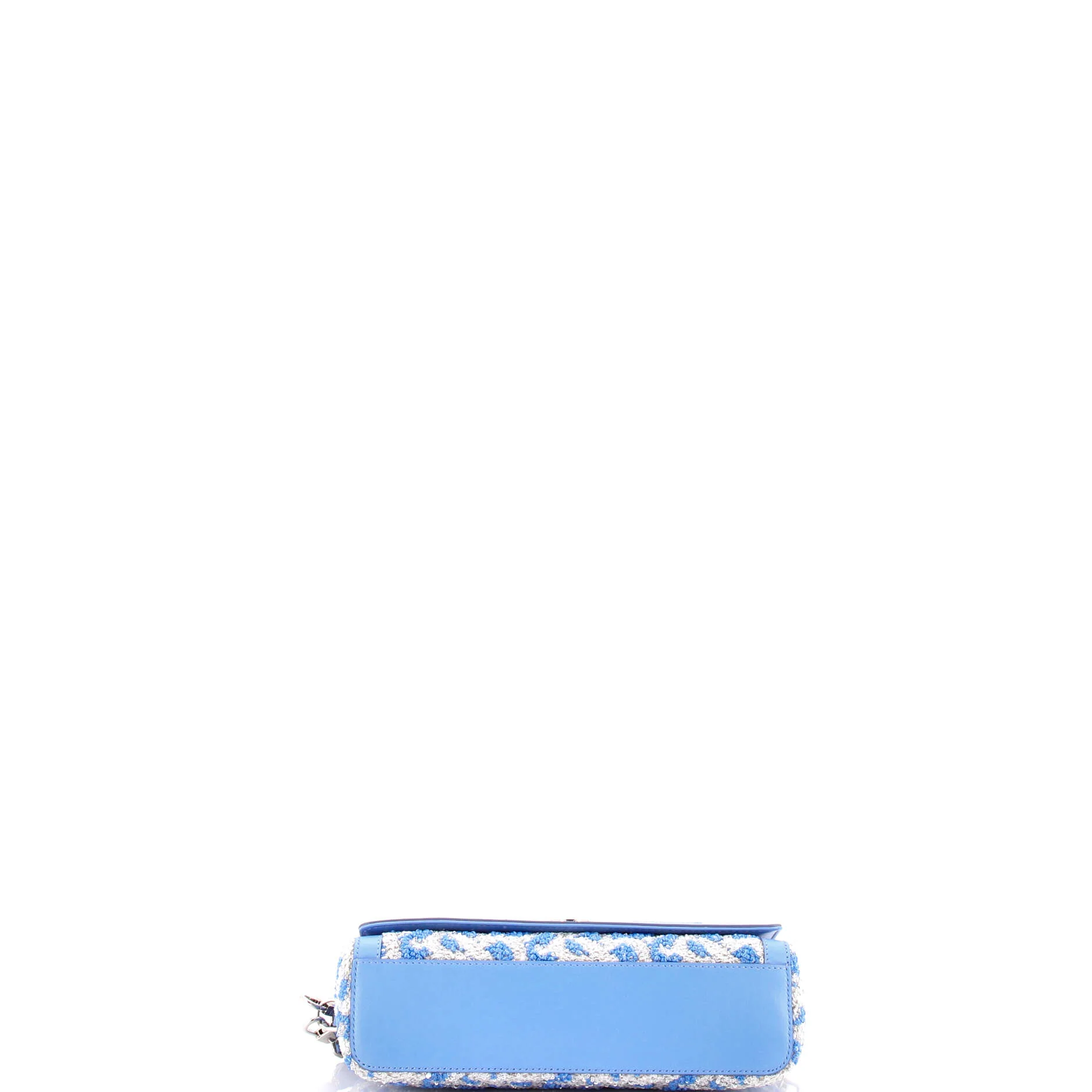 TB Note Top Handle Bag Sequin Embellished Fabric - Image 4