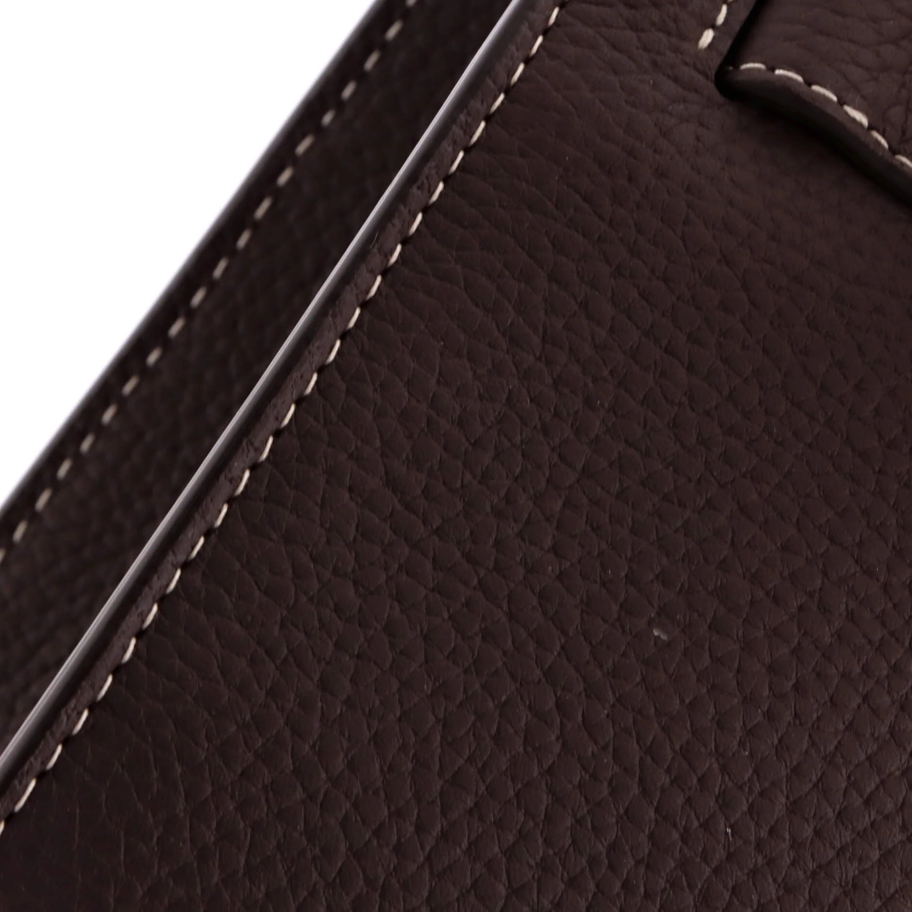 Title Top Handle Bag Leather Mini - Image 6