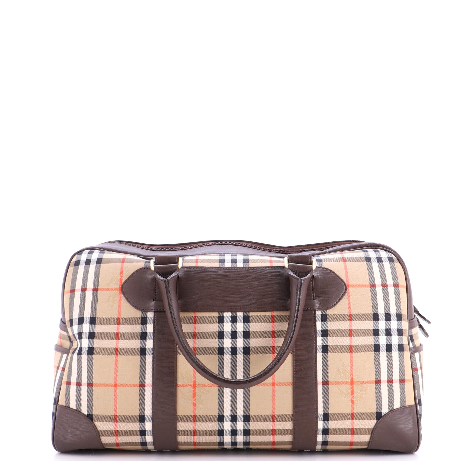 Vintage Boston Bag Haymarket Coated Canvas - Image 3