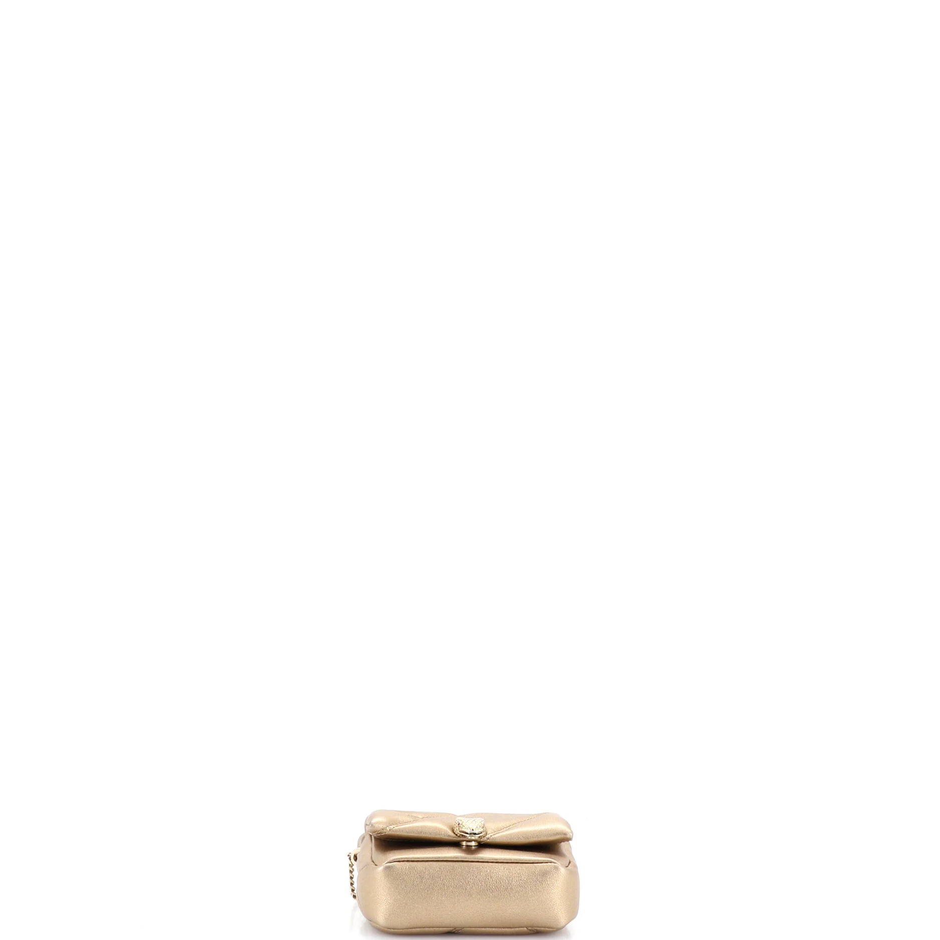 Serpenti Cabochon Shoulder Bag Diagonal Quilted Leather Micro - Image 4