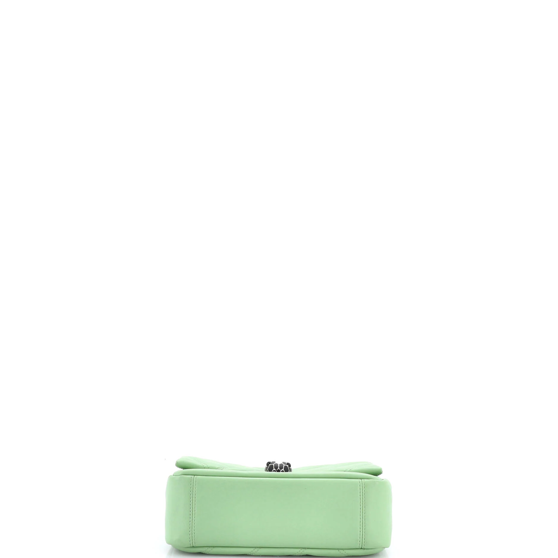 Serpenti Cabochon Shoulder Bag Diagonal Quilted Leather Small - Image 4