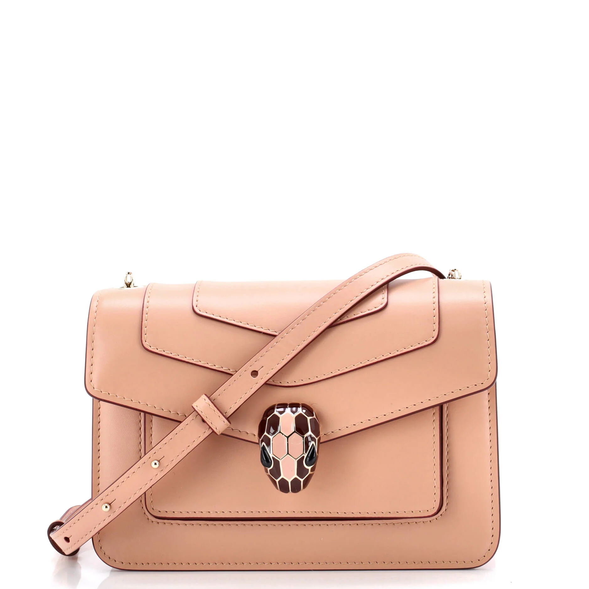 Serpenti Crossbody Bag Leather Small