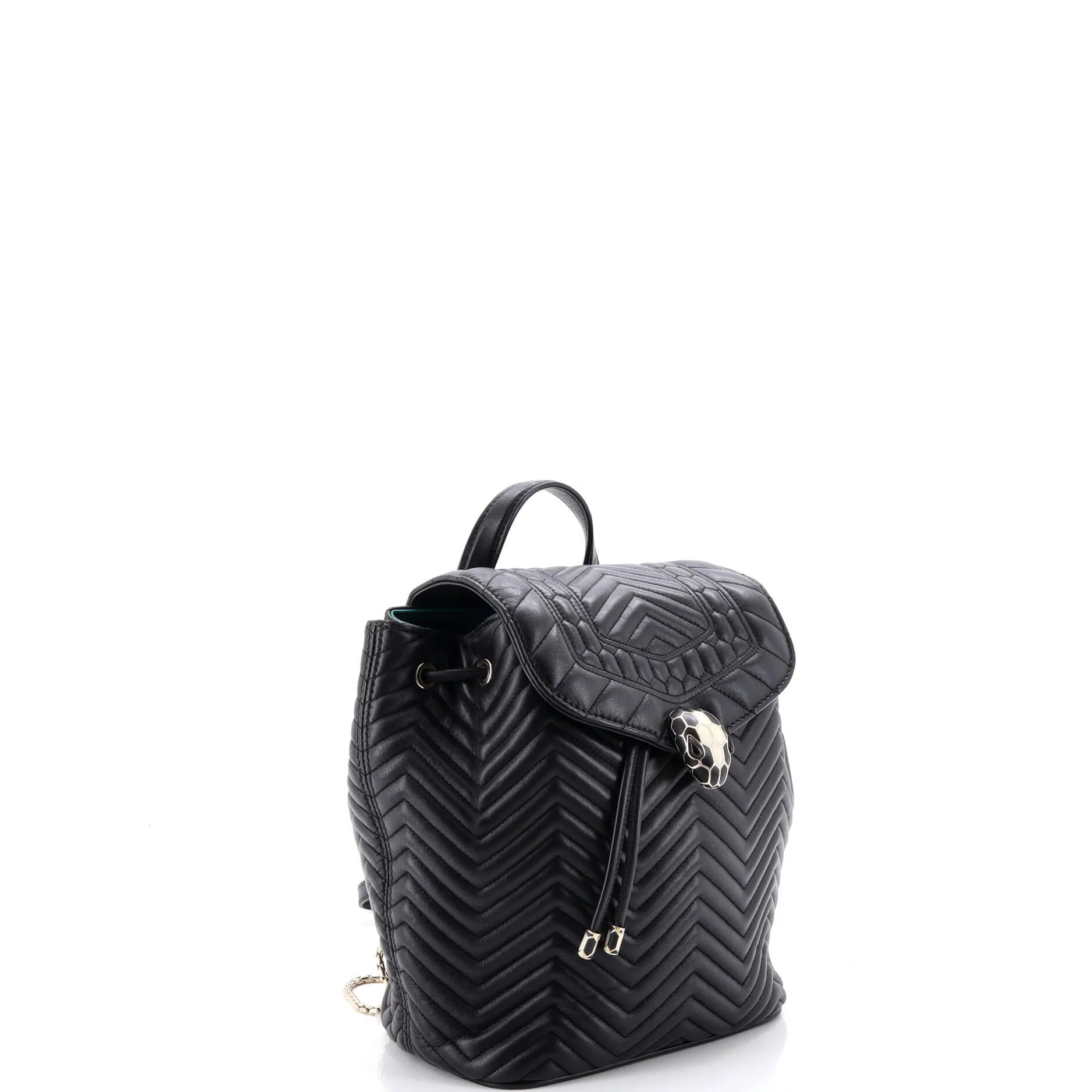 Serpenti Forever Backpack Quilted Leather Medium - Image 2