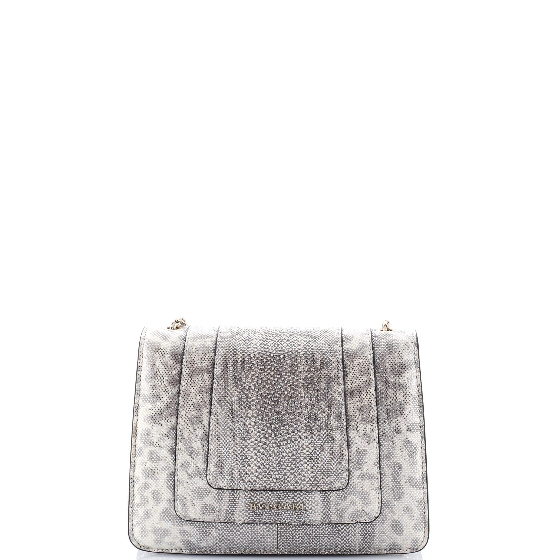 Serpenti Forever Crossbody Bag Metallic Karung Small - Image 3
