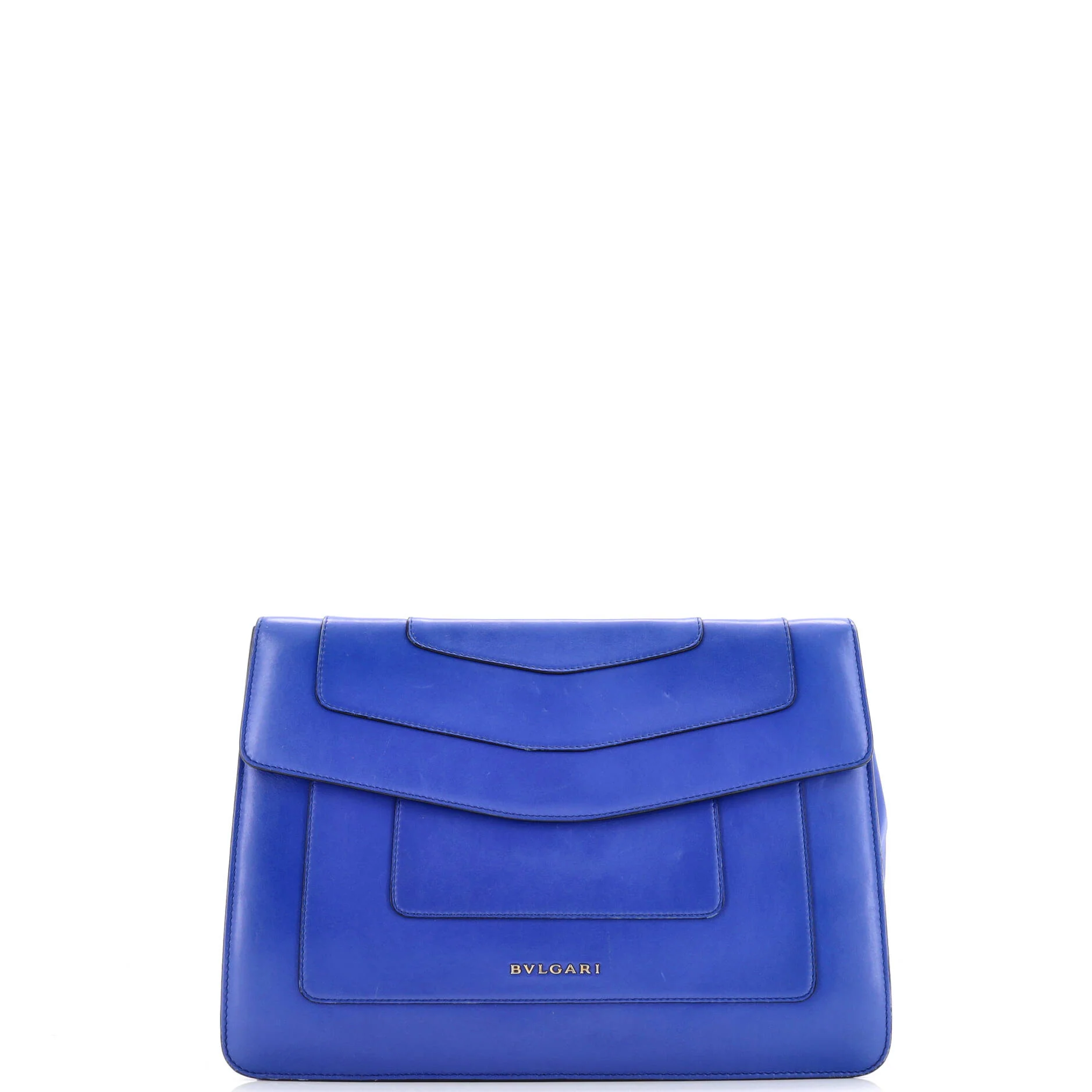 Serpenti Forever Double Flap Shoulder Bag Leather Large - Image 4