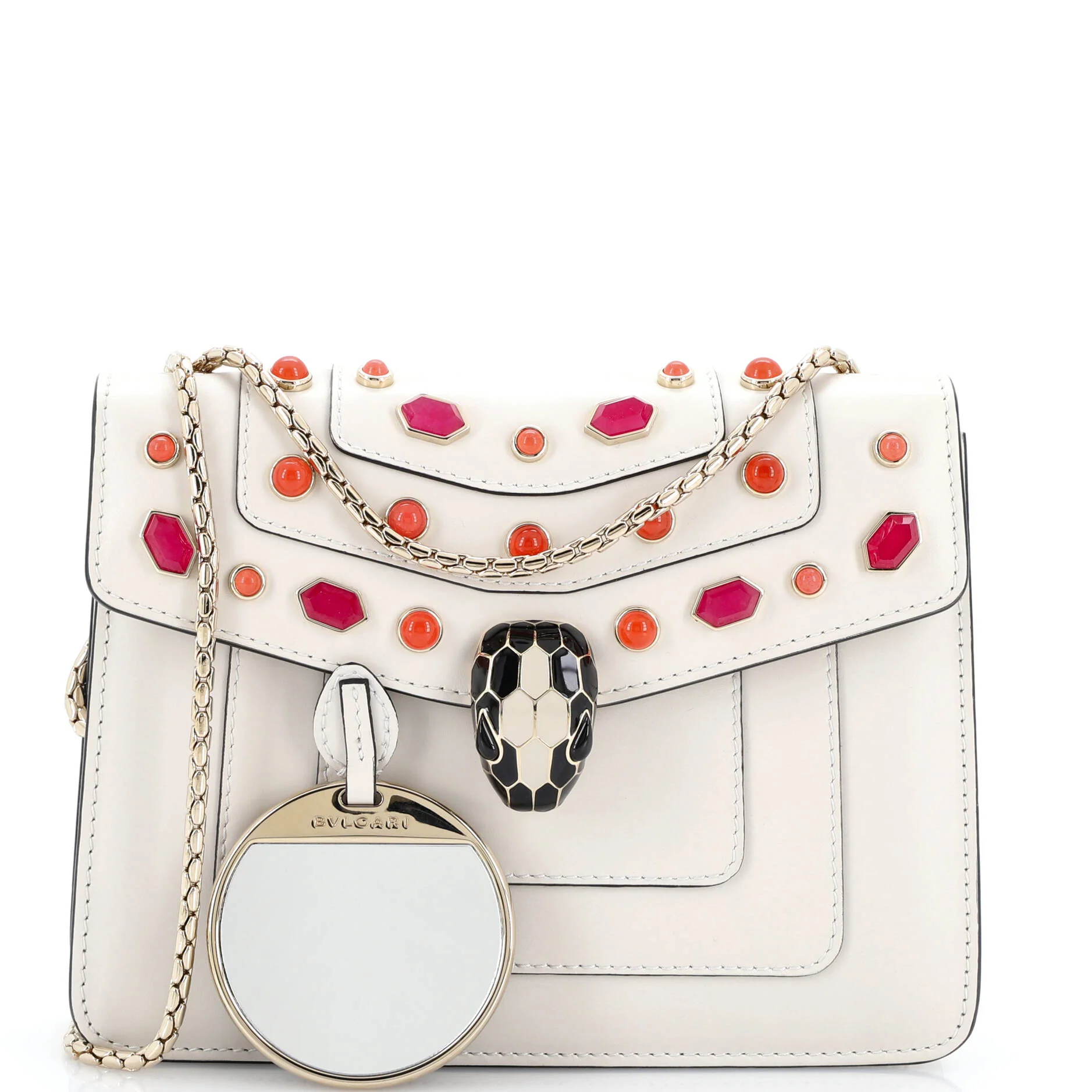 Serpenti Forever Shoulder Bag Embellished Leather Mini - Image 2