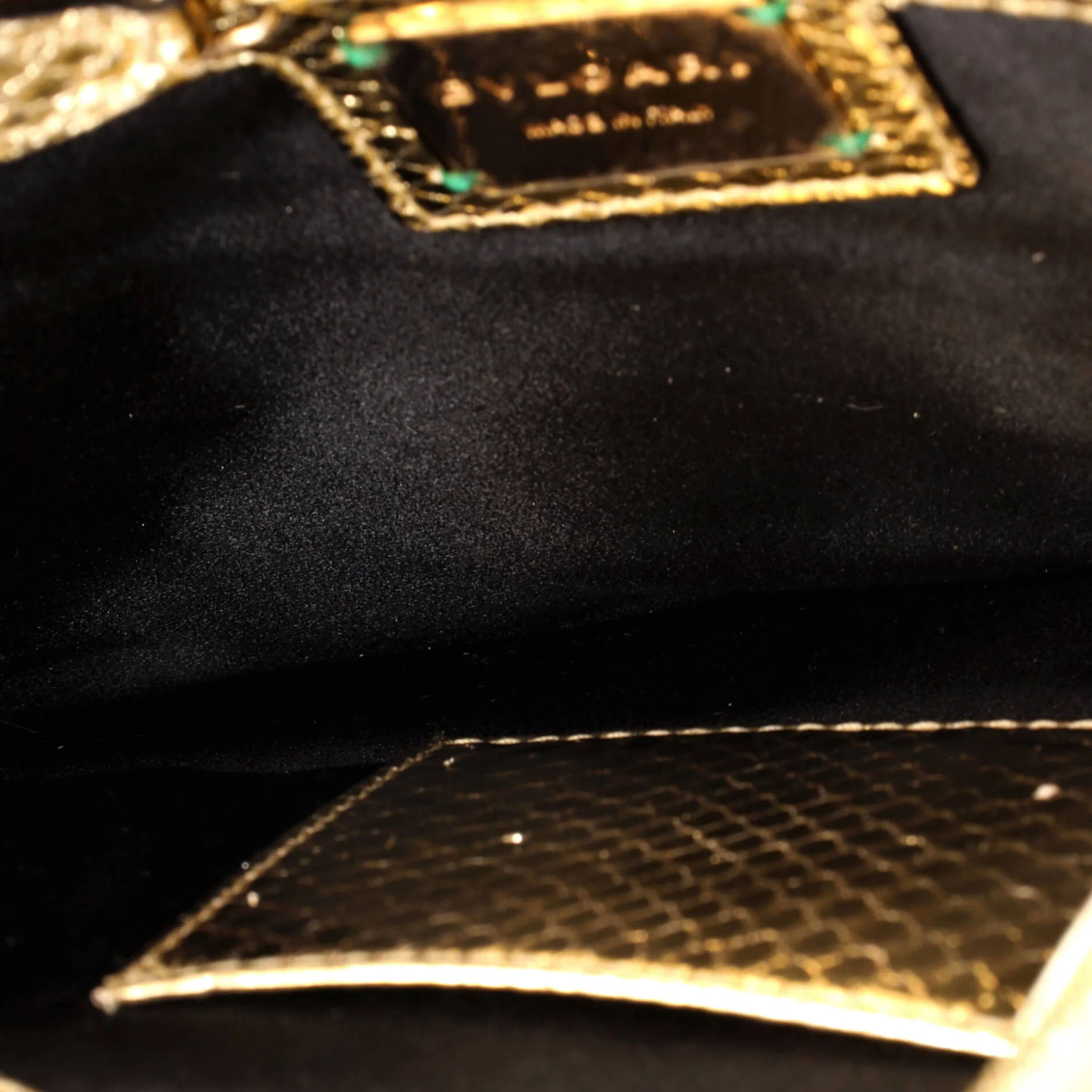 Serpenti Forever Shoulder Bag Embellished Python Embossed Leather Medium - Image 5