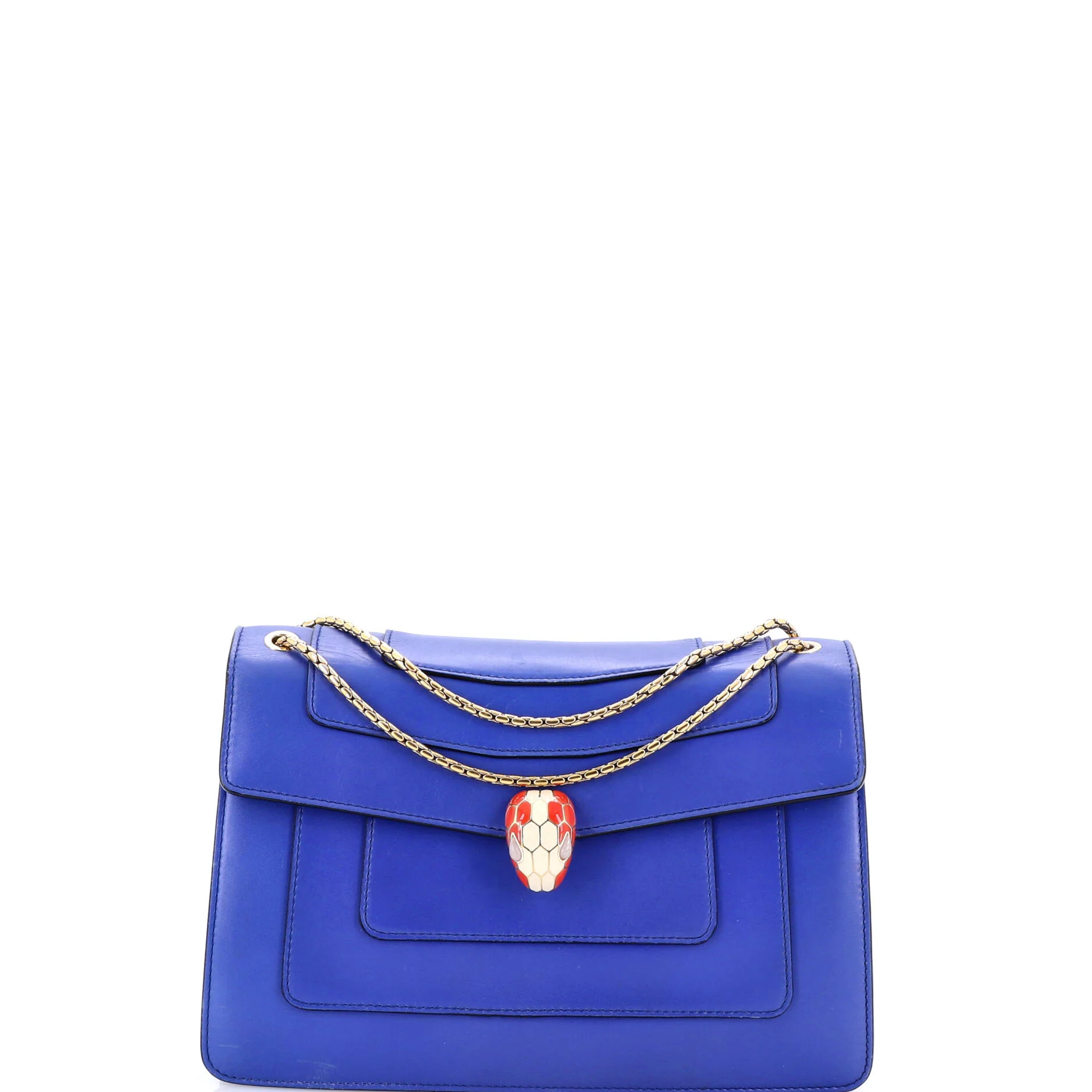 Serpenti Forever Shoulder Bag Leather Small