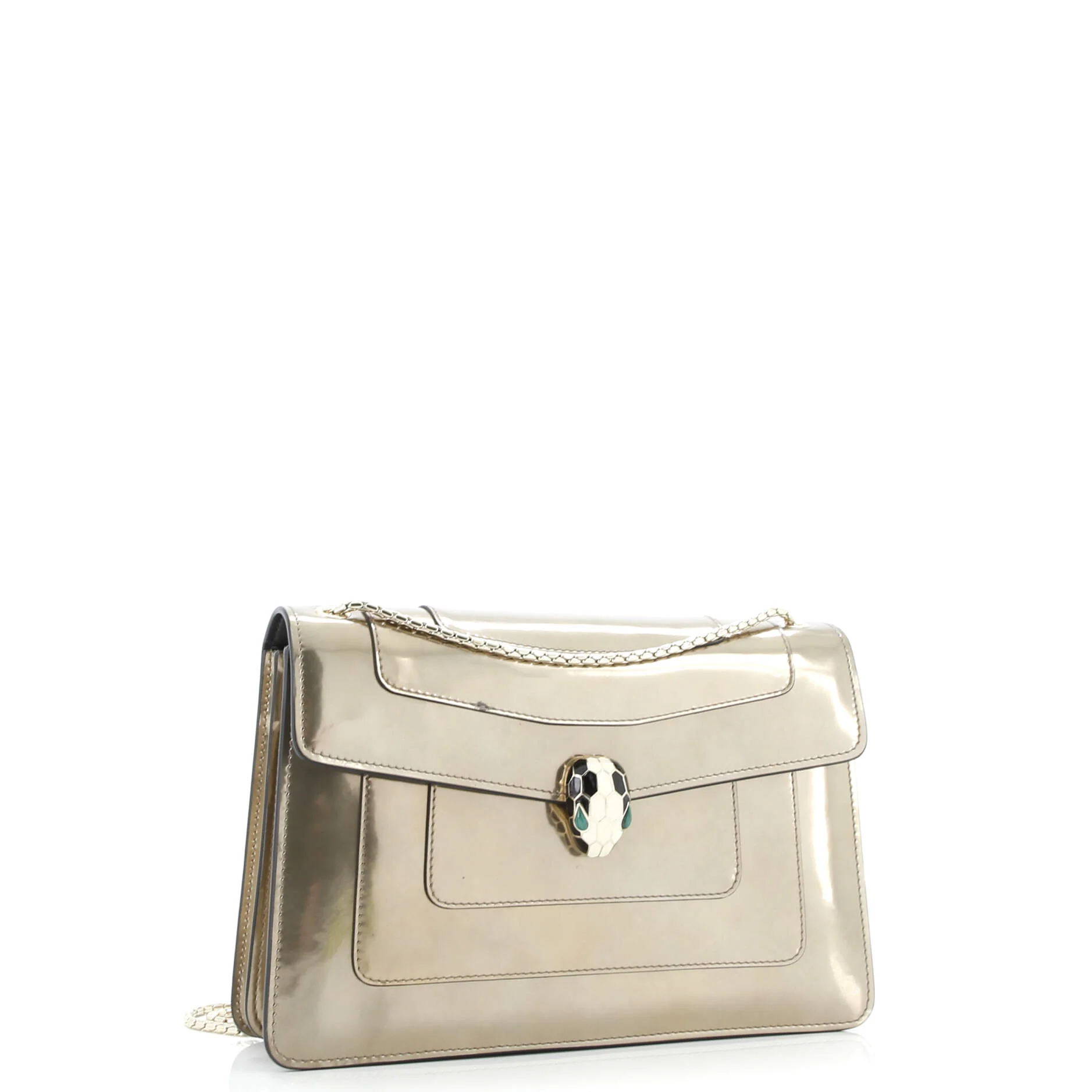 Serpenti Forever Shoulder Bag Patent Medium - Image 3